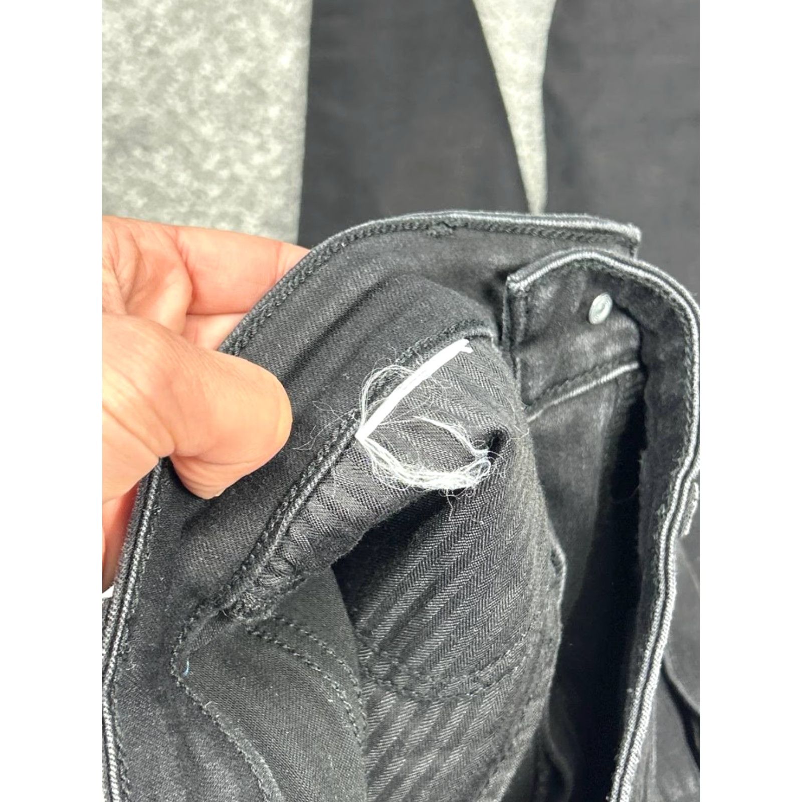 Abercrombie & Fitch VINTAGE Abercrombie & Fitch The Super Skinny Jeans Women 0 Black Denim High Rise 25x28 Size 25" / US 0 / IT 36 - 4 Thumbnail