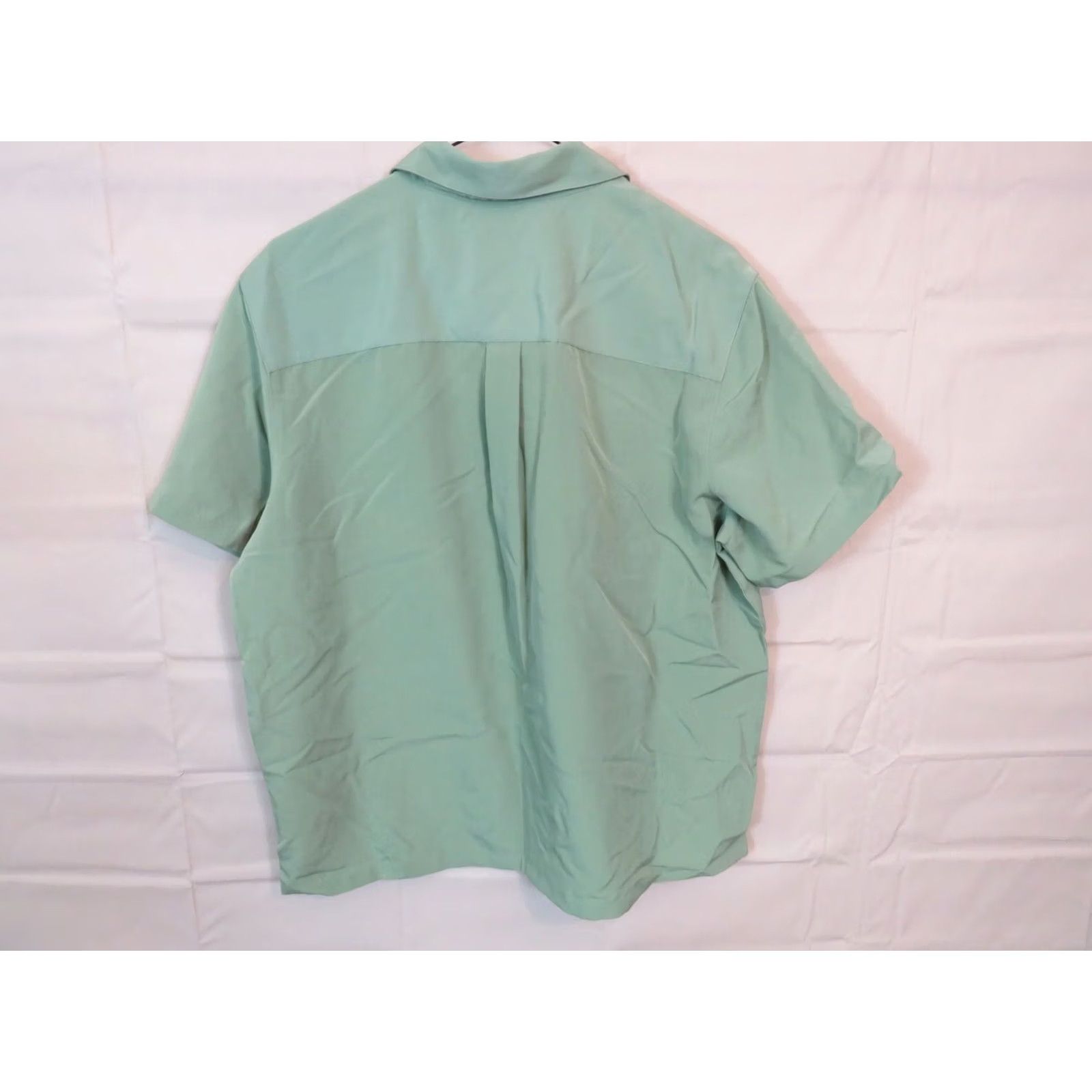 Vintage VINTAGE Bentley Shirt Large mint green 1990s Casual Everyday Original Polyester Size L / US 10 / IT 46 - 5 Thumbnail