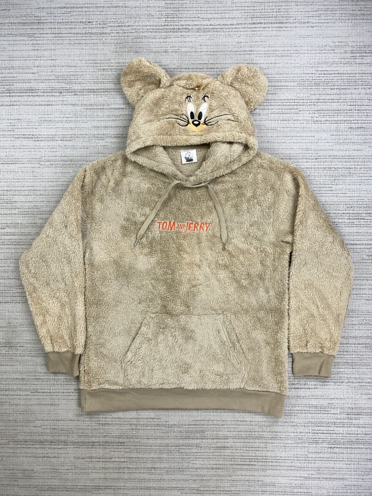 🔥Vintage Tom And Jerry Fleece Hoodie With Ear