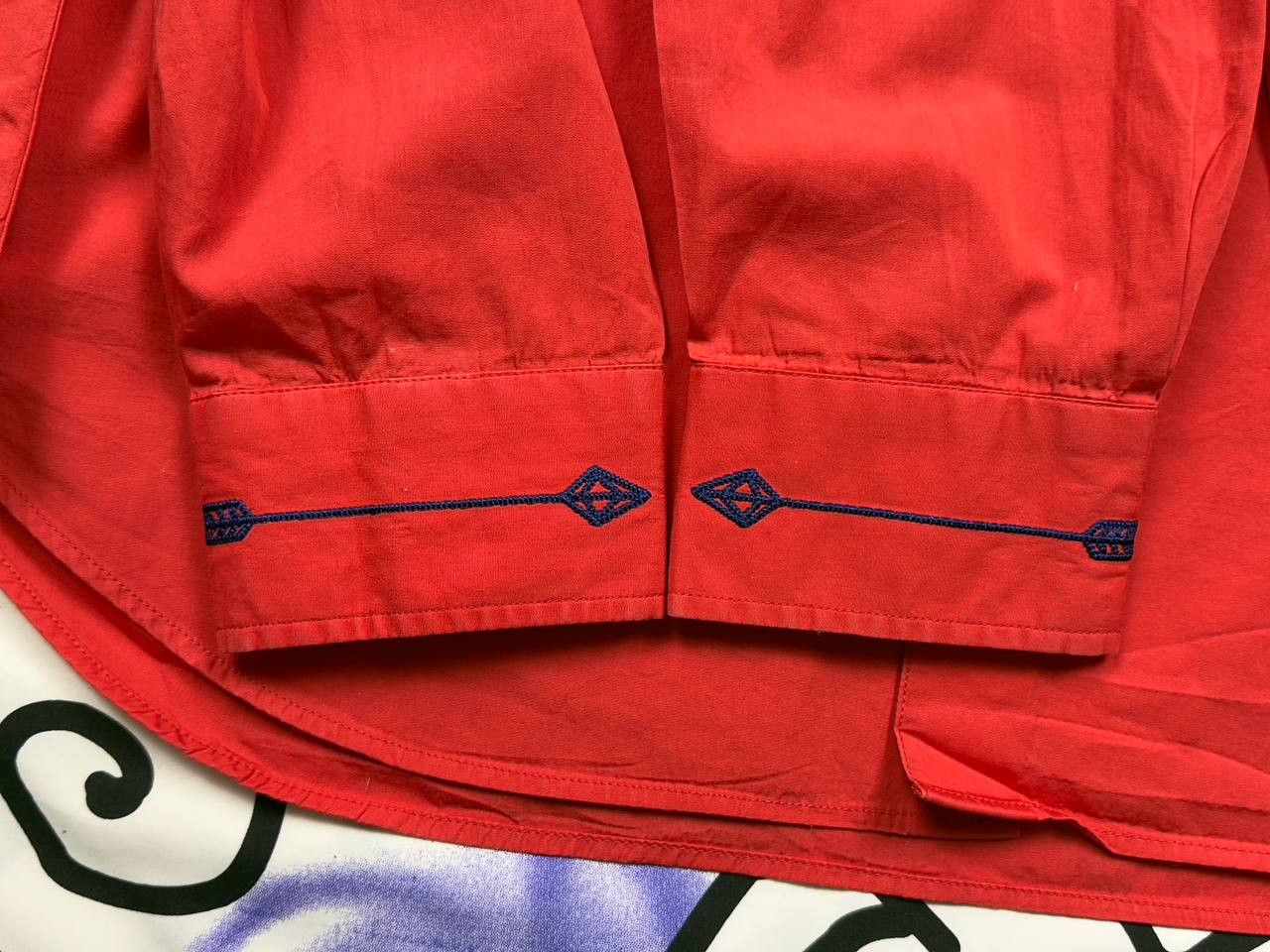 Vivienne Westwood Vivienne Westwood Arrow Arms button up shirt in red Size 52 Size US L / EU 52-54 / 3 - 6 Thumbnail