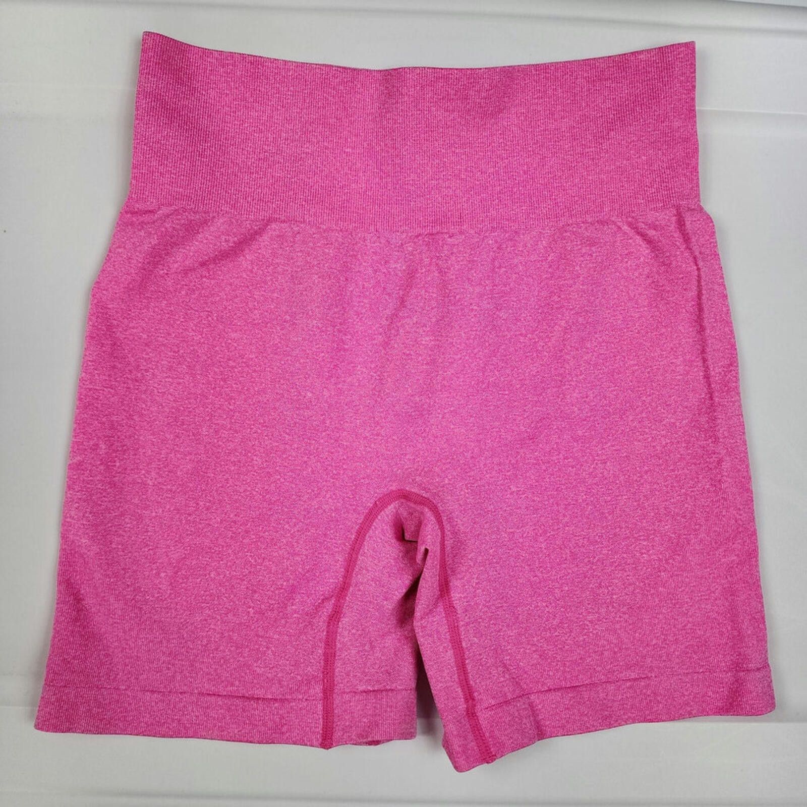 Other Hot Pink Medium Stretchy Bike Shorts Size 32" / US 10 / IT 46 - 1 Thumbnail
