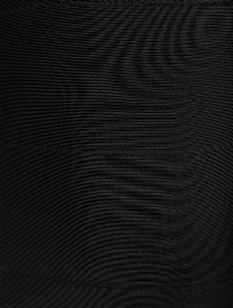 Alexander McQueen o1y0325 Midi Dress in Black Size M / US 6-8 / IT 42-44 - 5 Thumbnail