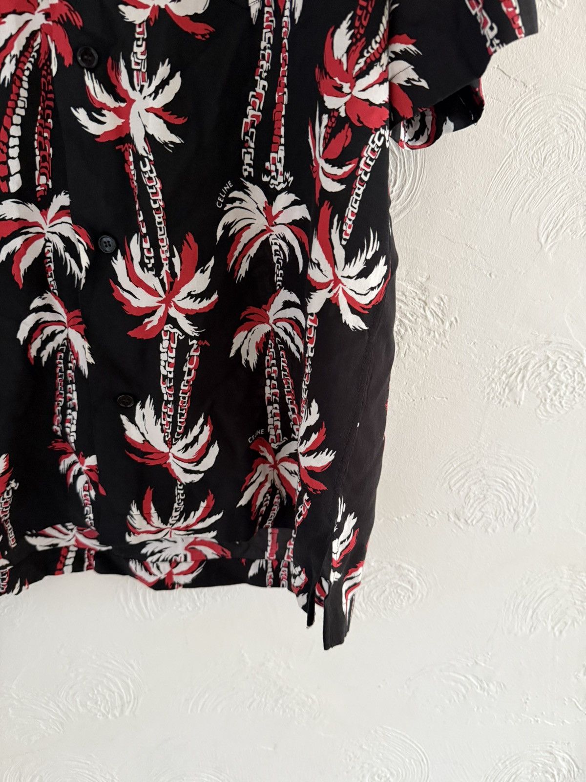 Celine × Hedi Slimane Celine Hawaiian Shirt Size US S / EU 44-46 / 1 - 5 Thumbnail