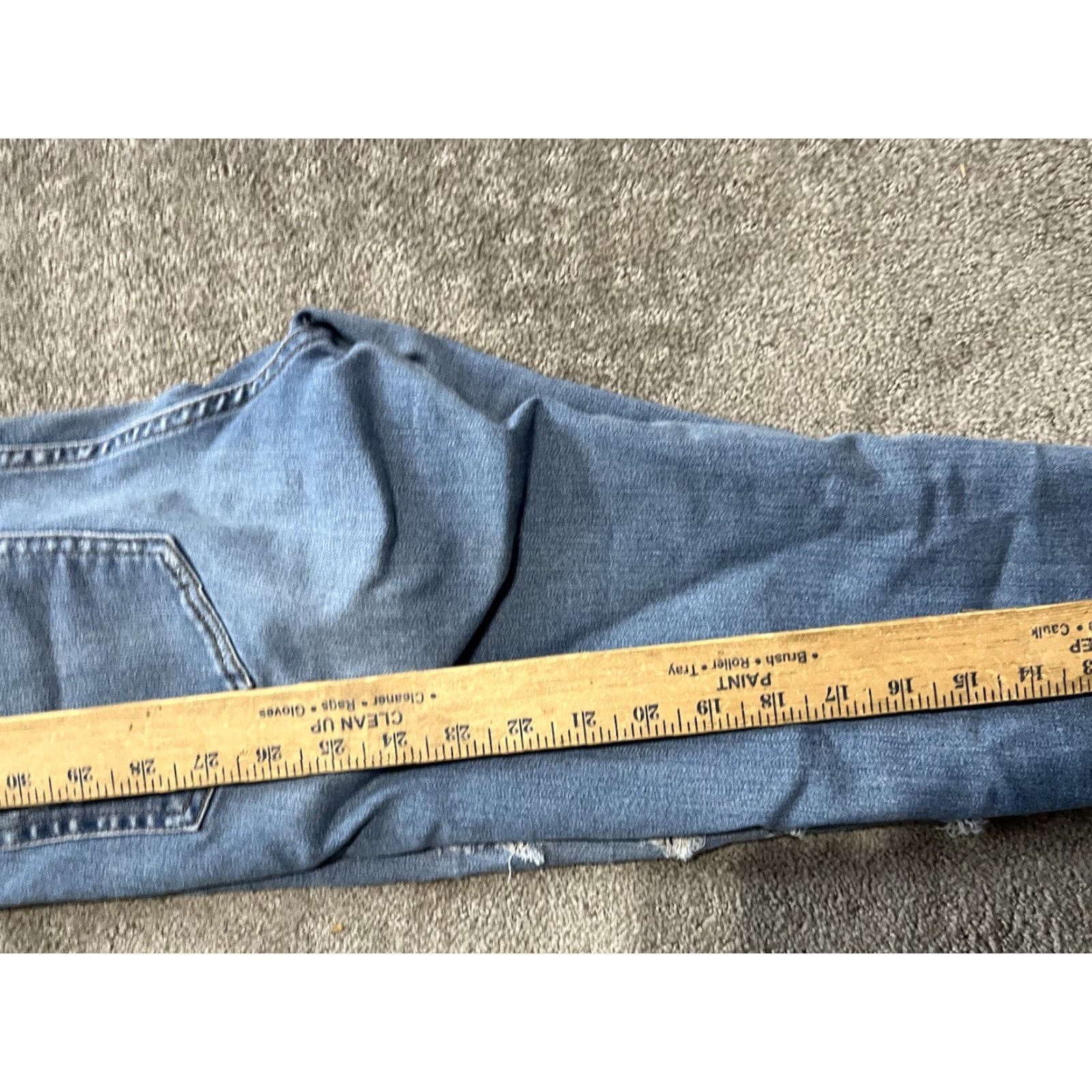 Vintage Aeropostale Jeans Womens Size 8 High Rise Curvy Jegging Blue Denim Slim Stretch Size 30" / US 8 / IT 44 - 7 Thumbnail