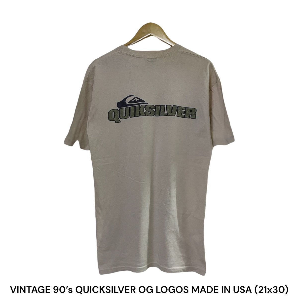 Quiksilver × Vintage Vintage 90’s Quicksilver Made in Usa Size US L / EU 52-54 / 3 - 1 Thumbnail