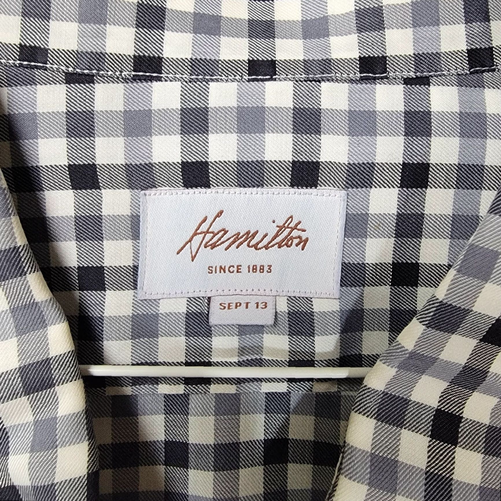 Hamilton Hamilton Shirt Co Button Shirt Mens 3XL Long Sleeve check business Casual Shirt Size US XXL / EU 58 / 5 - 2 Thumbnail