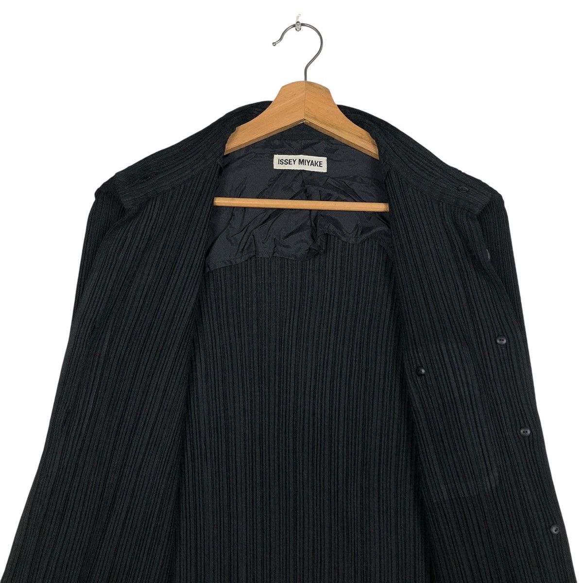 Issey Miyake 🔥VINTAGE BUTTON JACKET ISSEY MIYAKE PLEATED DESIGN Size US M / EU 48-50 / 2 - 16 Thumbnail