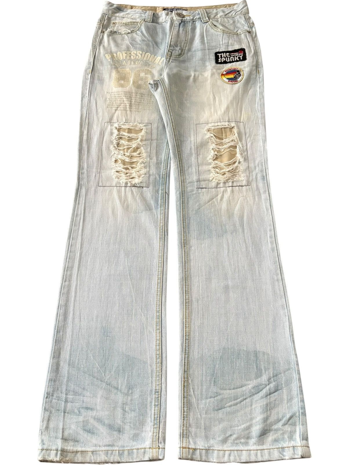 Diesel Vintage Japanese Brand Surfers Patches Loose Jeans Size 32" / US 10 / IT 46 - 1 Thumbnail