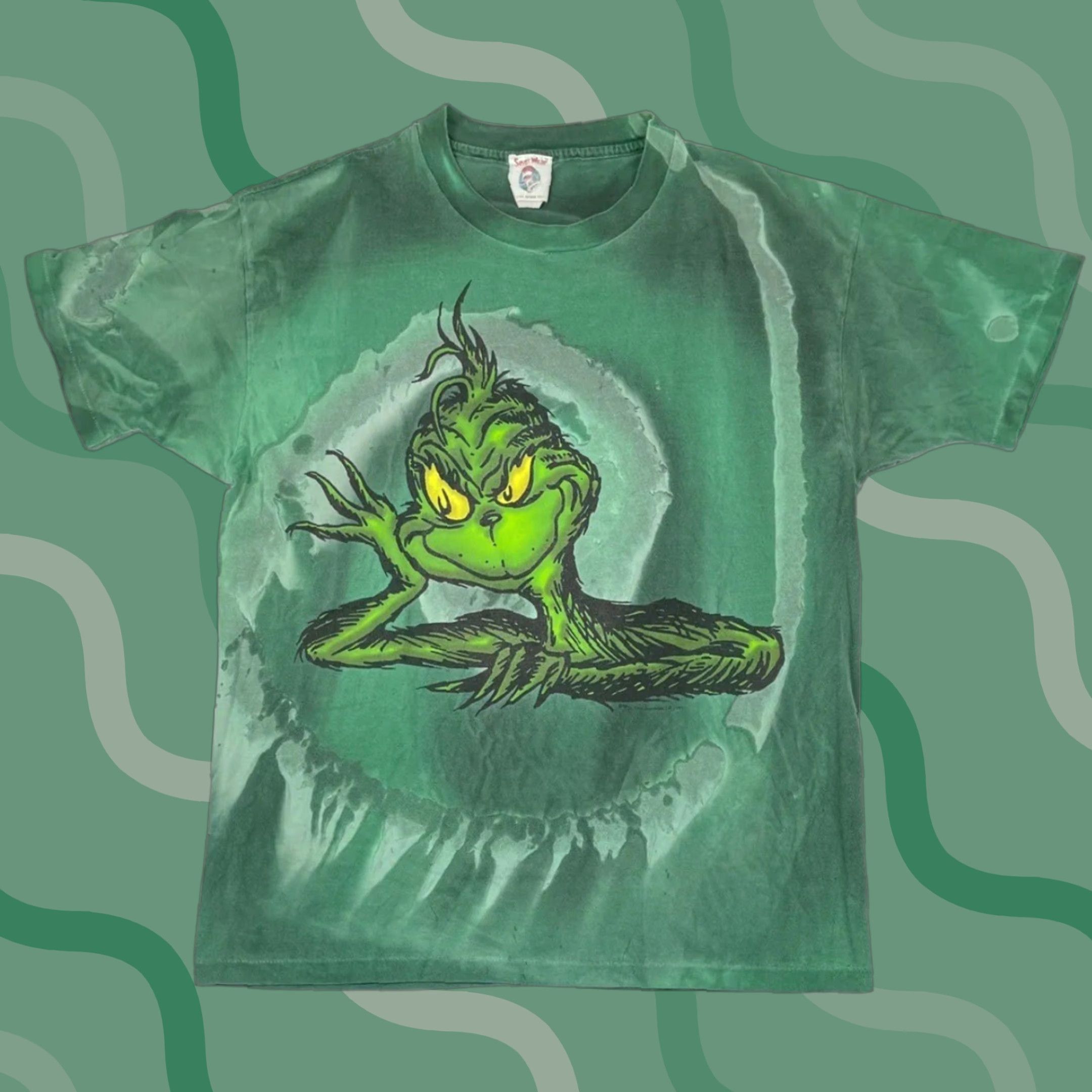 Doublet VINTAGE The Grinch Shirt L Crew Neck Christmas Graphic Tee Double Sided 90s Green Mens Size US L / EU 52-54 / 3 - 1 Thumbnail