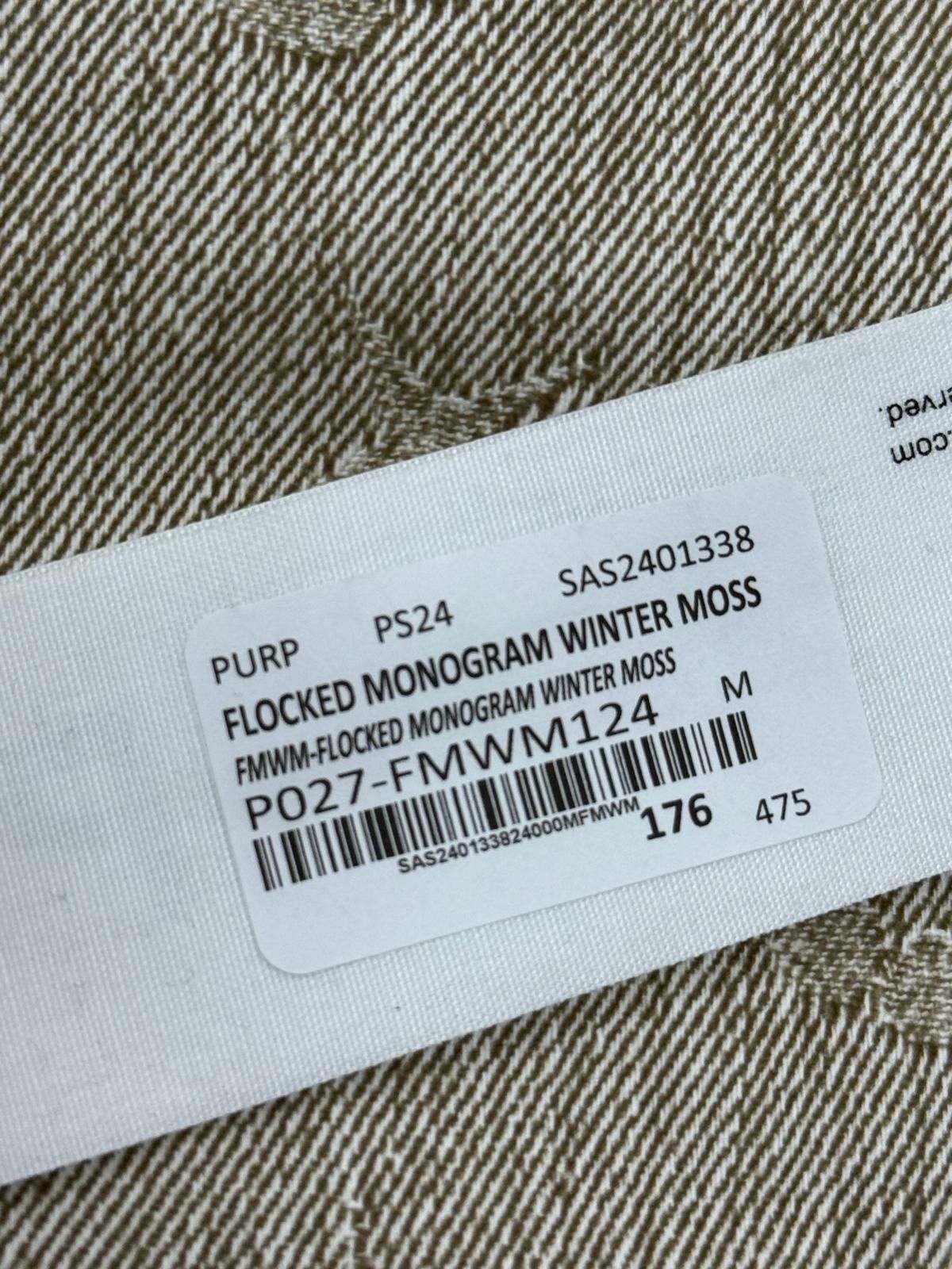Purple Brand Purple Brand Flicked Monogram Winter Moss Jacket Size US M / EU 48-50 / 2 - 4 Thumbnail