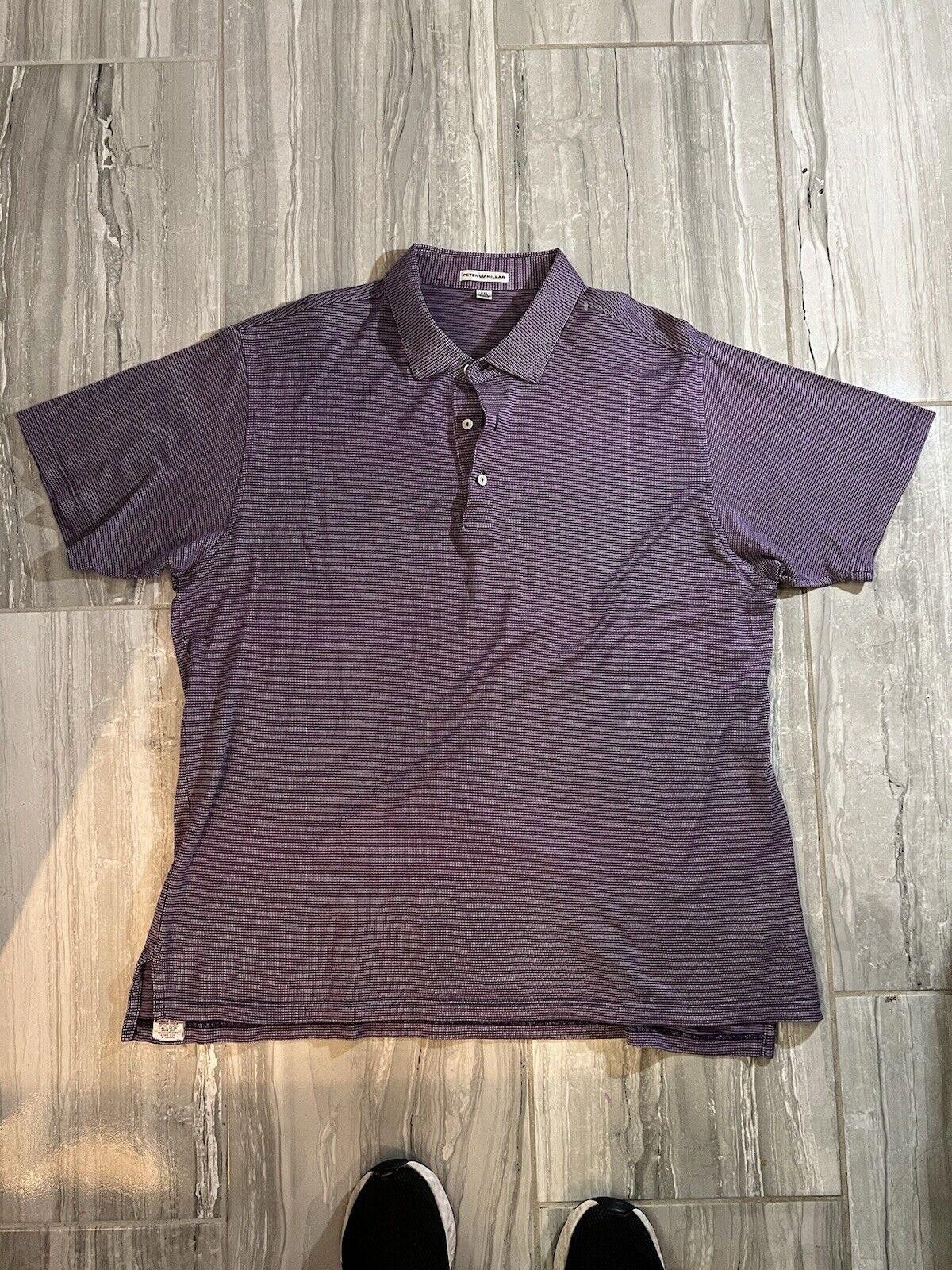 Peter Millar Peter Millar - Men's XXL Short Sleeve Golf Active Polo Shirt Size US XXL / EU 58 / 5 - 1 Thumbnail