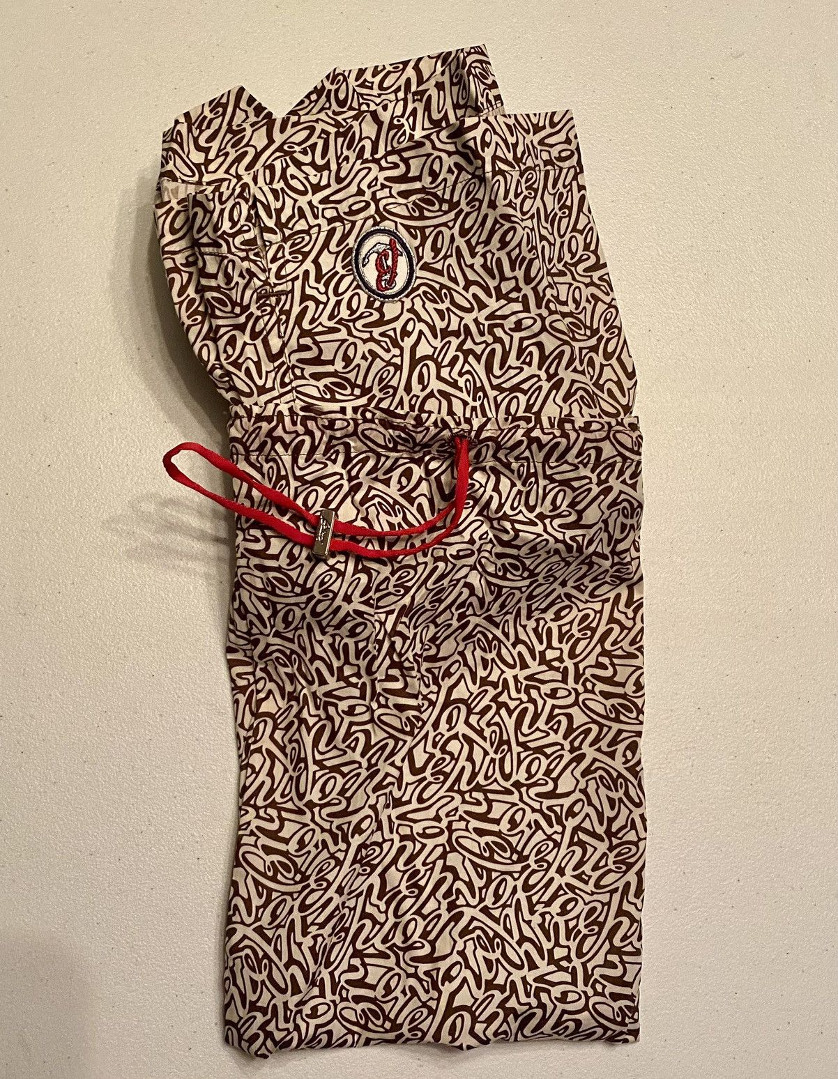 Brioni Brioni 🇮🇹 Oxblood Logo Script SeaMaster Resort Swim Trunk NWT Size US 34 / EU 50 - 7 Thumbnail