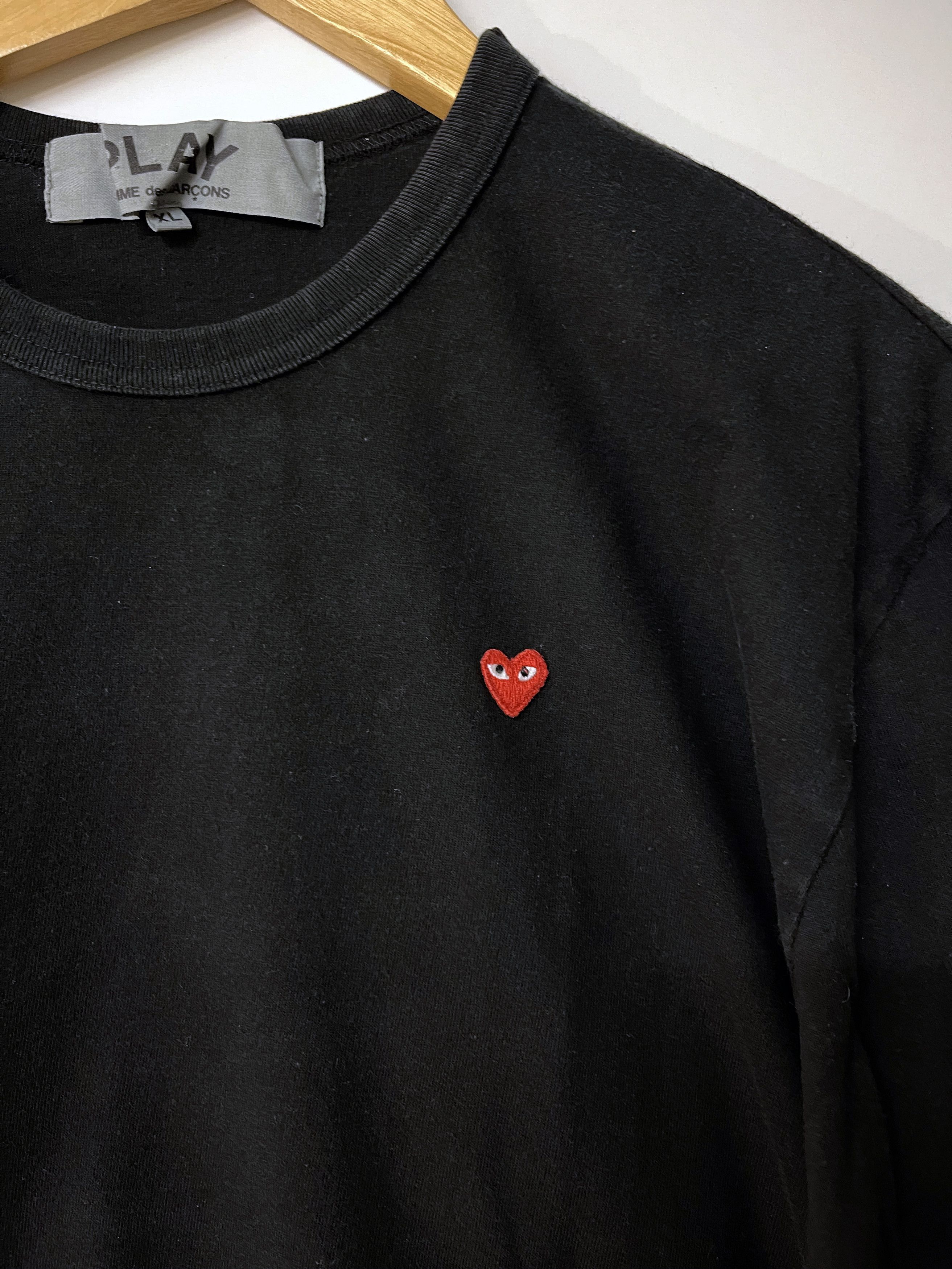 Comme des Garcons PLAY PLAY COMME DES GARÇONS Mini Heart LS Tee Black Size US L / EU 52-54 / 3 - 2 Thumbnail