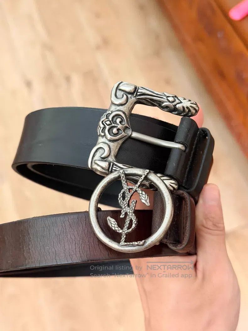 Saint Laurent Paris Saint Laurent Paris Belt i Size ONE SIZE - 1 Thumbnail