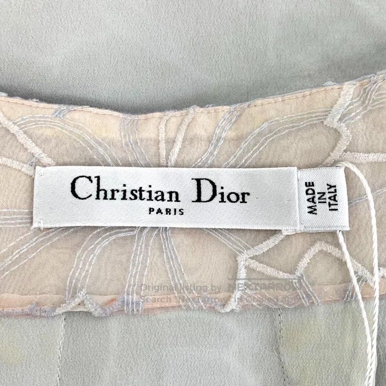 Dior Dior Colour-blocked striped floral lace embroidery casual Size 24" / US 00 / IT 34 - 5 Thumbnail