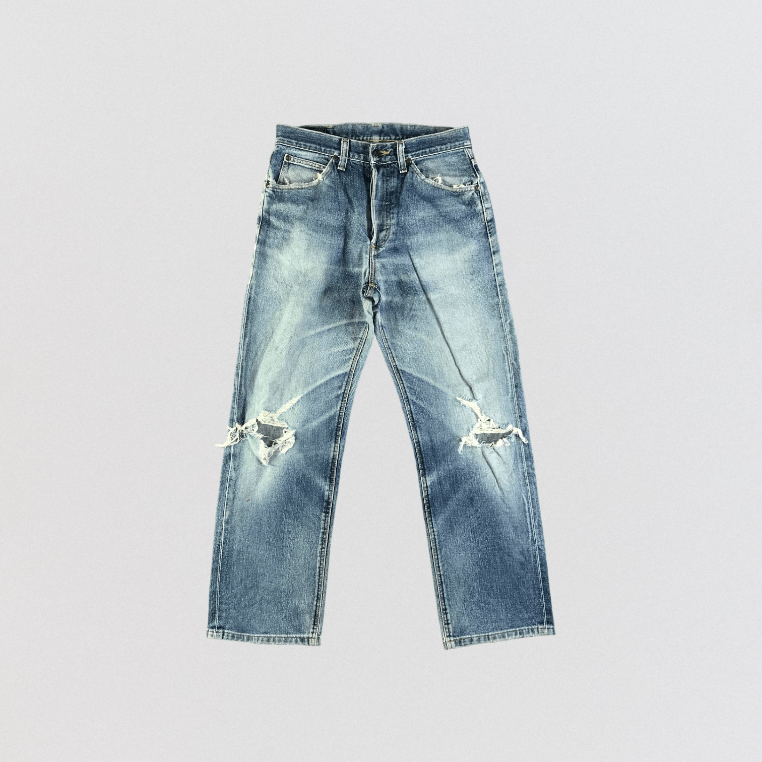 Lee Vintage Blue Wash Lee Selvedge Jeans-JM3690 Size US 30 / EU 46 - 1 Thumbnail