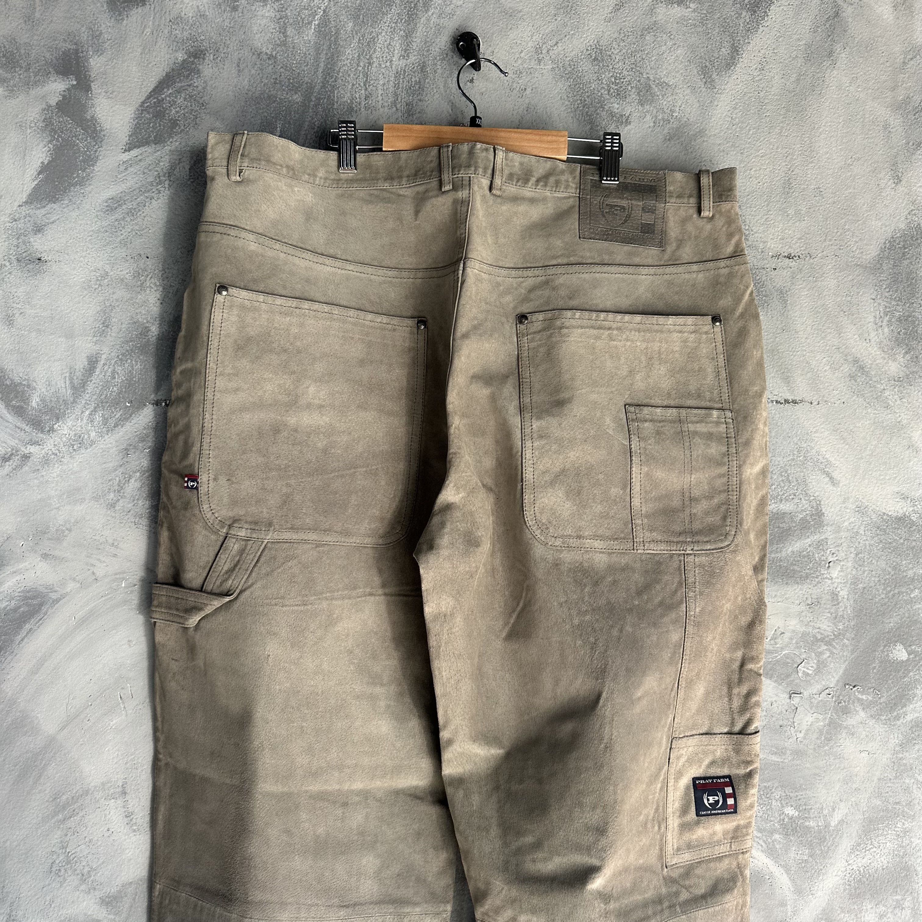 Veste Homme Phat Farm XXL En Jean Noir, Côtés à Carreaux, Style Biker Vintage Y2K