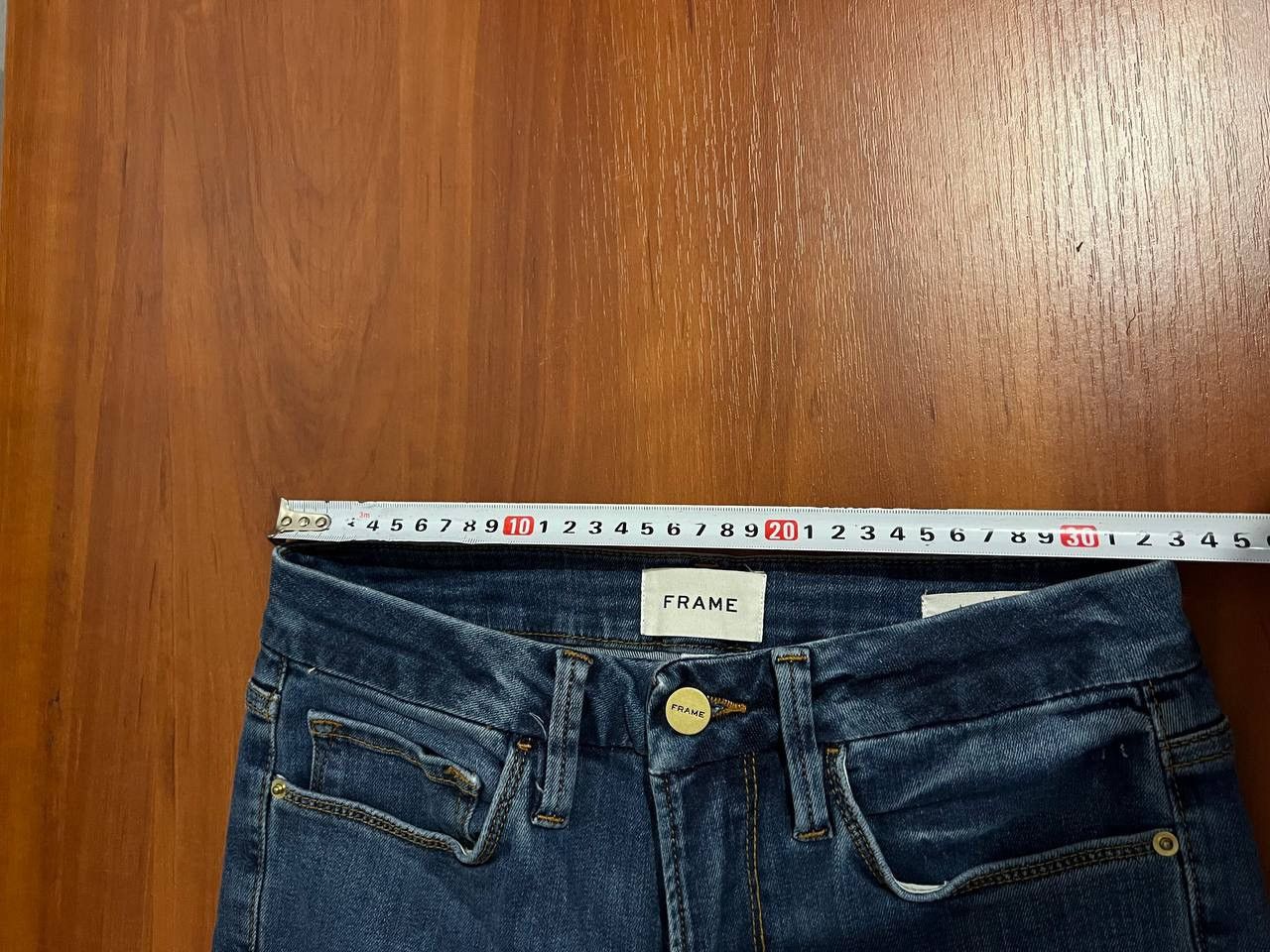 Frame $299 FRAME LE MINI ICON BOOT JEANS WOMENS SIZE 27 BLUE MID Size US 27 - 20 Thumbnail