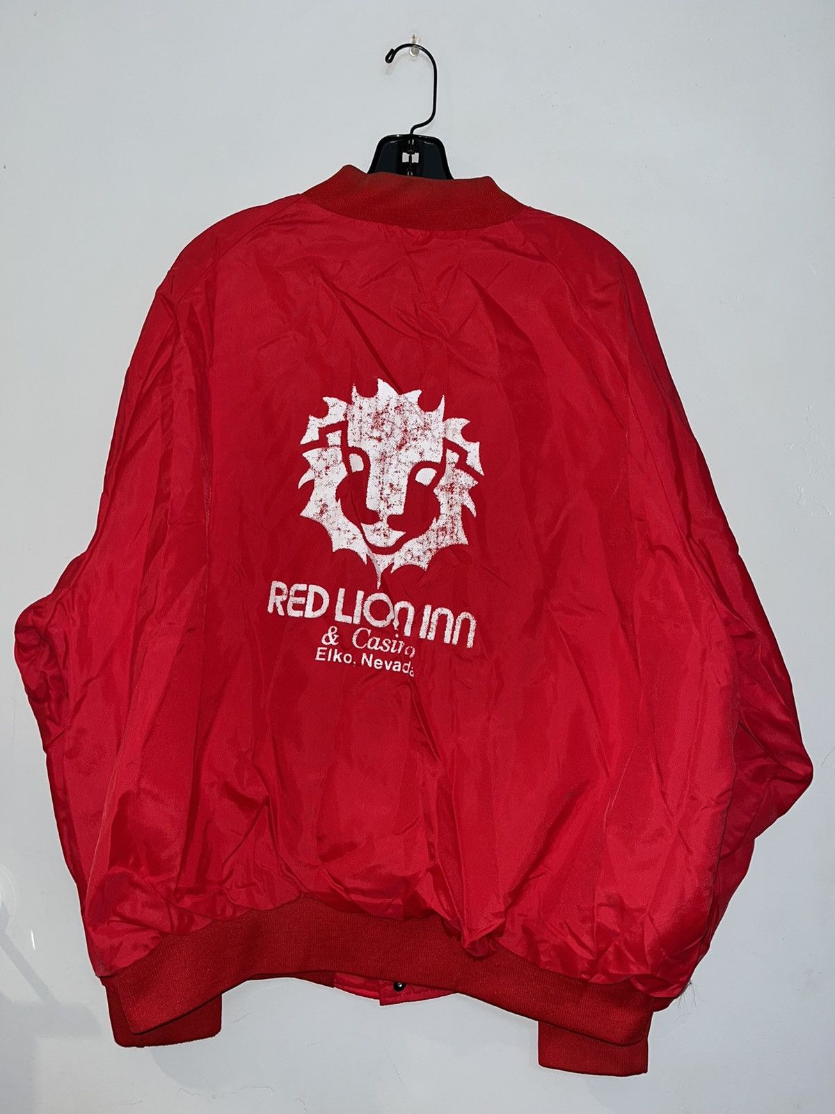 Other Crazy 80’s Faded Thrashed ERD Distressed Satin Bomber Jacket Size US XXL / EU 58 / 5 - 3 Thumbnail