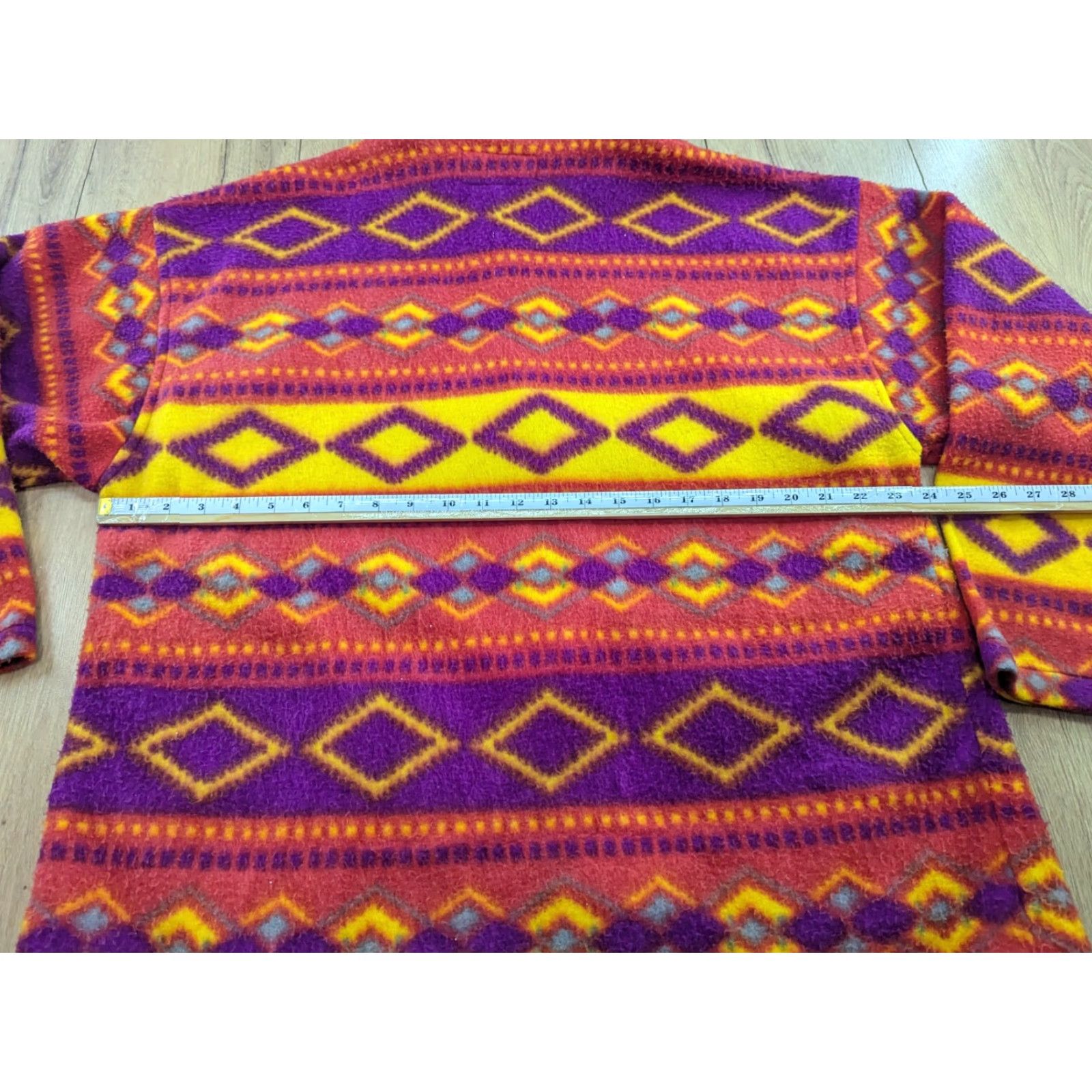 Salomon Vintage Salomon Equipe Fleece Jacket M Aztec Outdoor Geometric Size US M / EU 48-50 / 2 - 2 Thumbnail