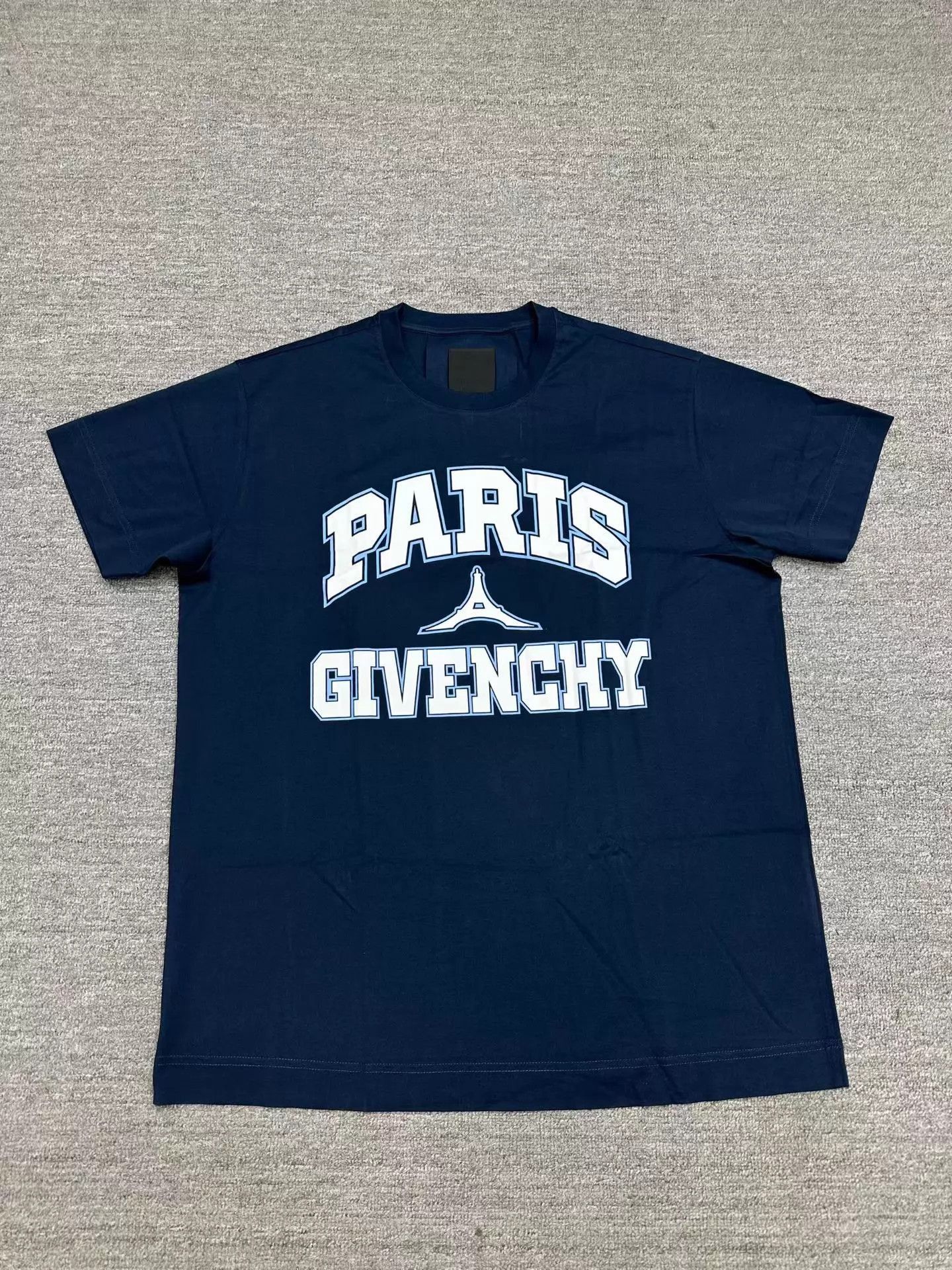 Givenchy Blue Paris Graphic Short Sleeve T-Shirt Size US S / EU 44-46 / 1 - 1 Thumbnail