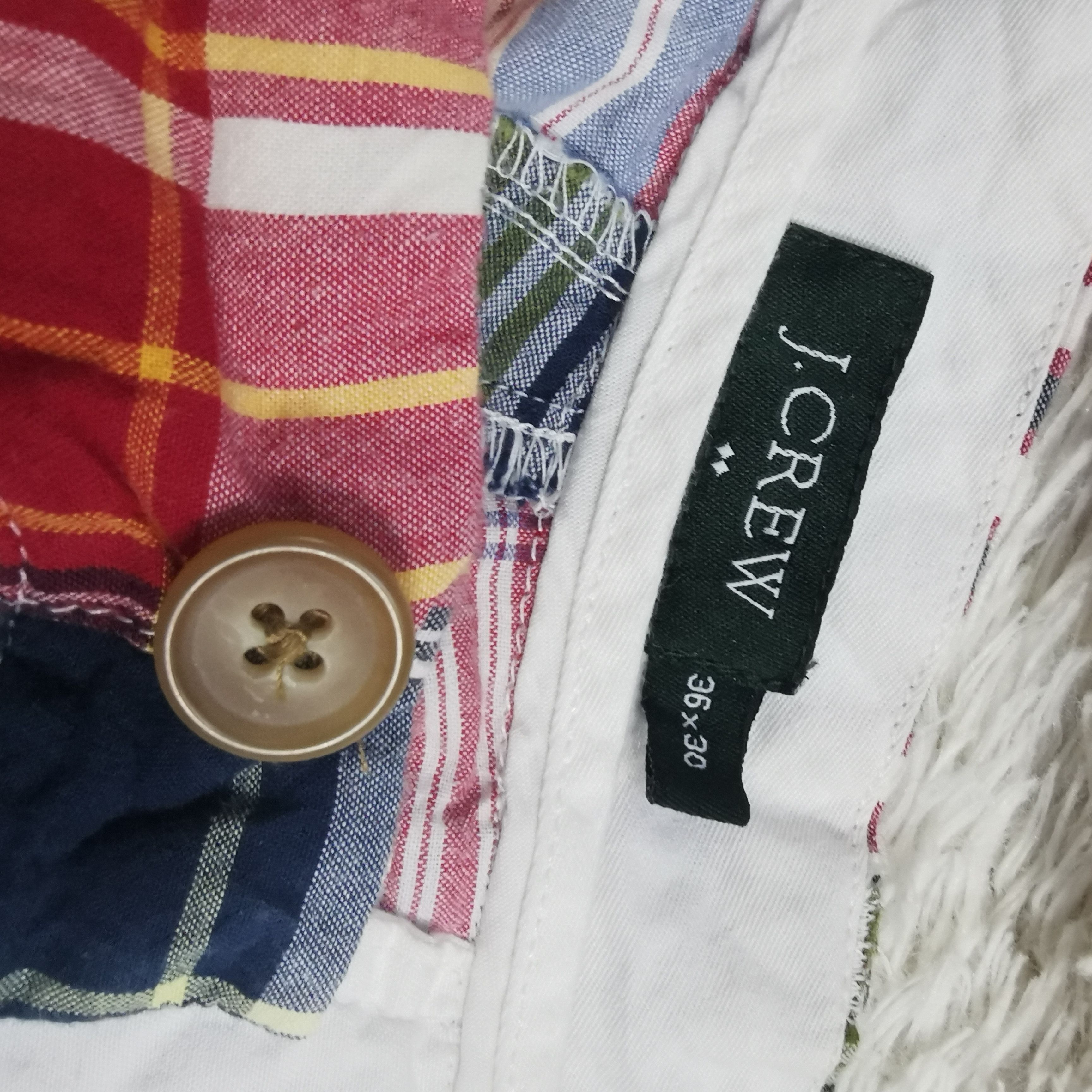 J.Crew 90s Indian Plaid Baggy Patchwork Pants Multicolor Rare Size US 36 / EU 52 - 11 Thumbnail