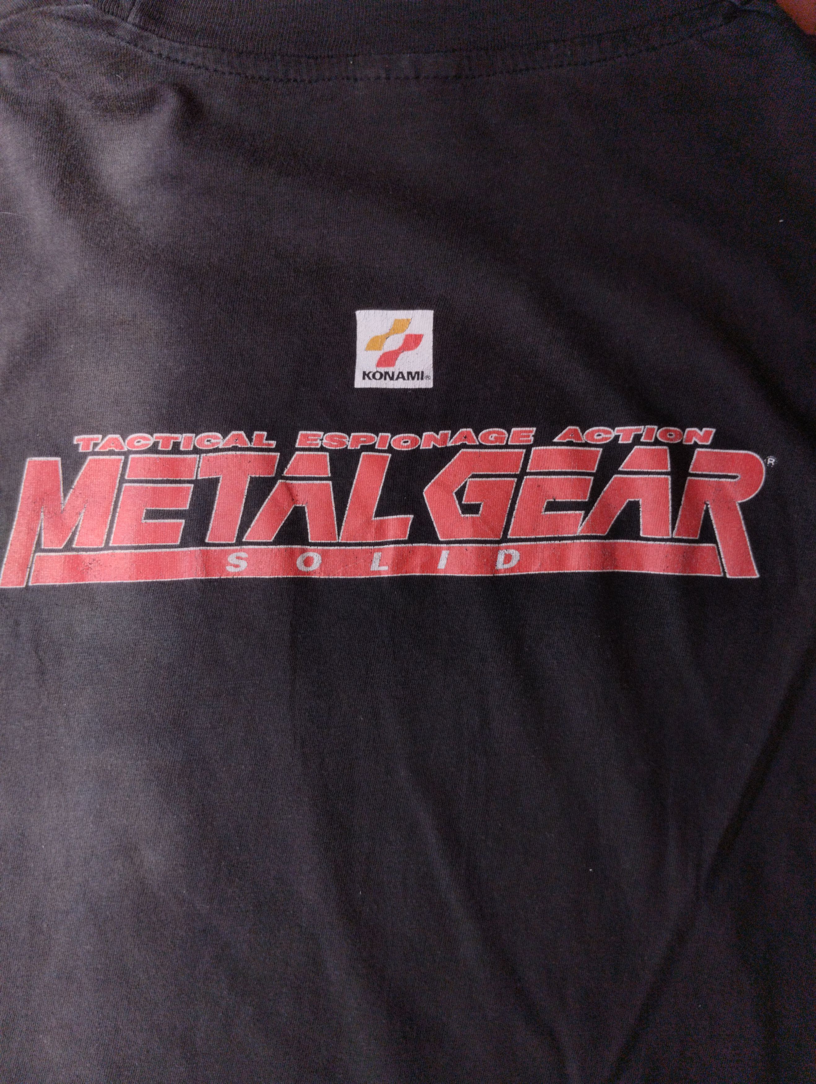 Vintage Metal Gear Solid T shirt Size US XL / EU 56 / 4 - 5 Thumbnail