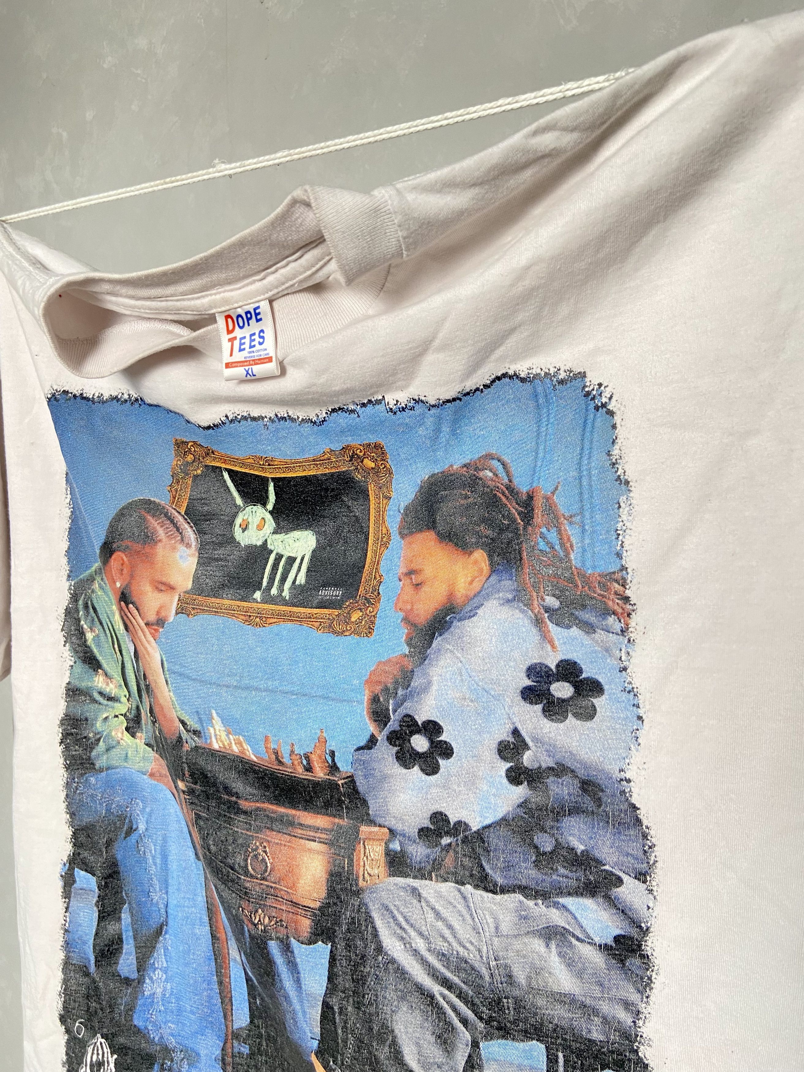 Drake × Rap Tees × Vintage Drake and J.Cole Size US XL / EU 56 / 4 - 3 Thumbnail