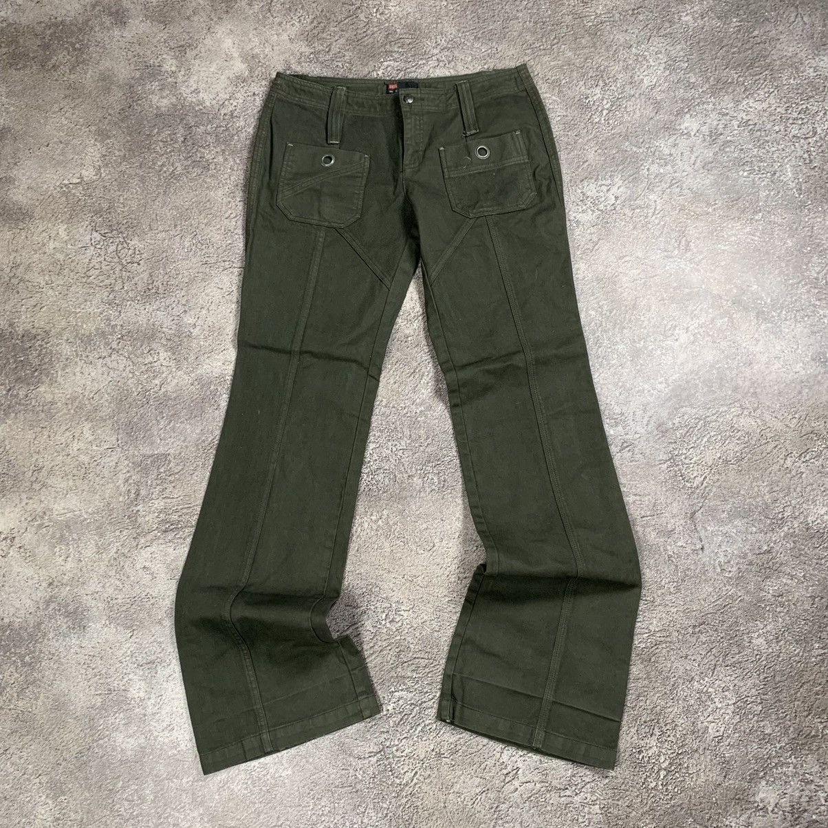 Vintage Vintage Y2K Diesel Baggy Cargo Pants Streetwear Bleached 31 Size 31" - 2 Thumbnail
