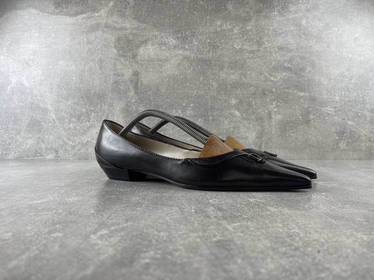 Christian Dior Monsieur Christian Dior Galliano 00s Leather Logo Pumps Heels Shoes Size US 9.5 / IT 39.5 - 2 Thumbnail