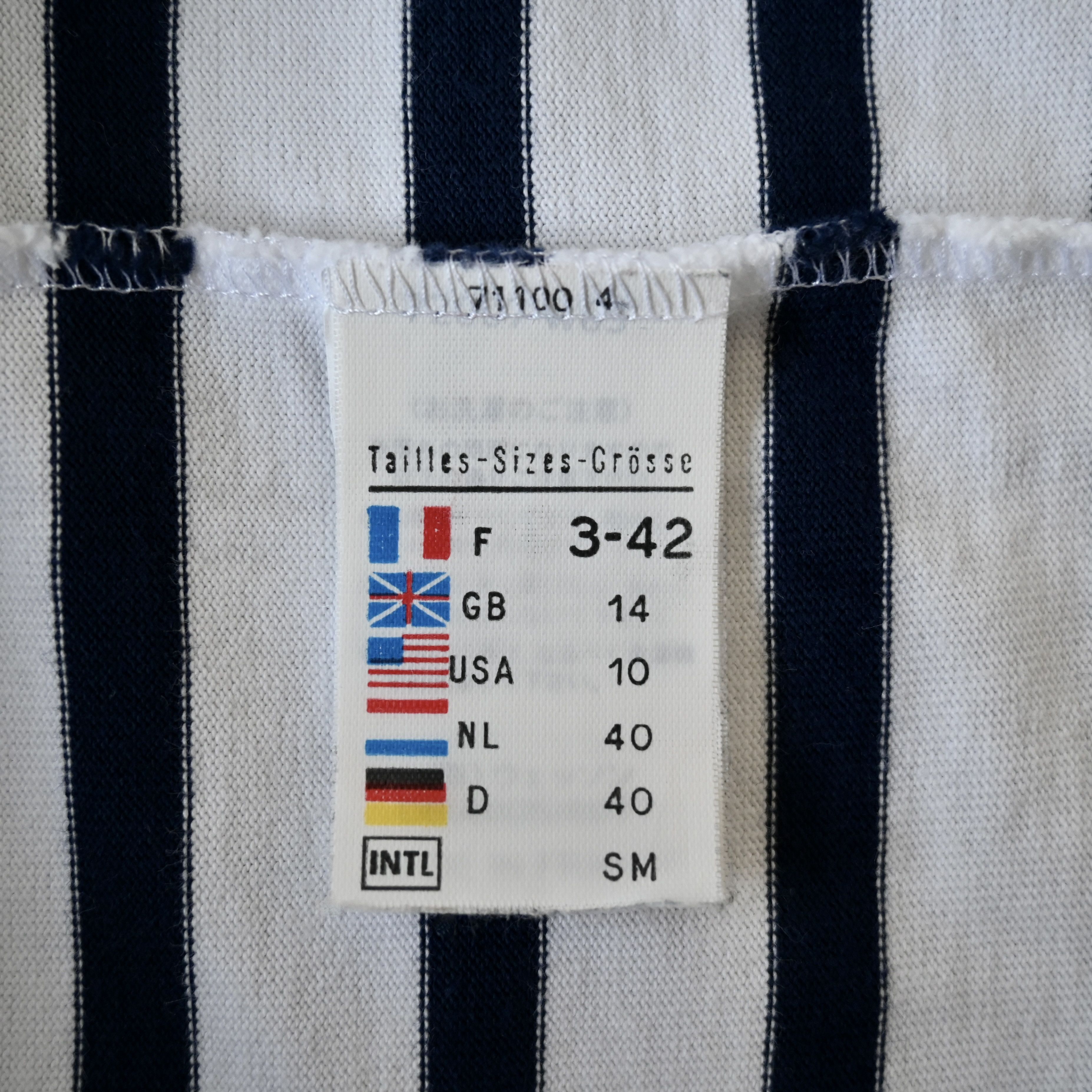 Saint James SAINT JAMES "NAVAL" authentic sailor shirt, 3/SM Size US S / EU 44-46 / 1 - 11 Thumbnail