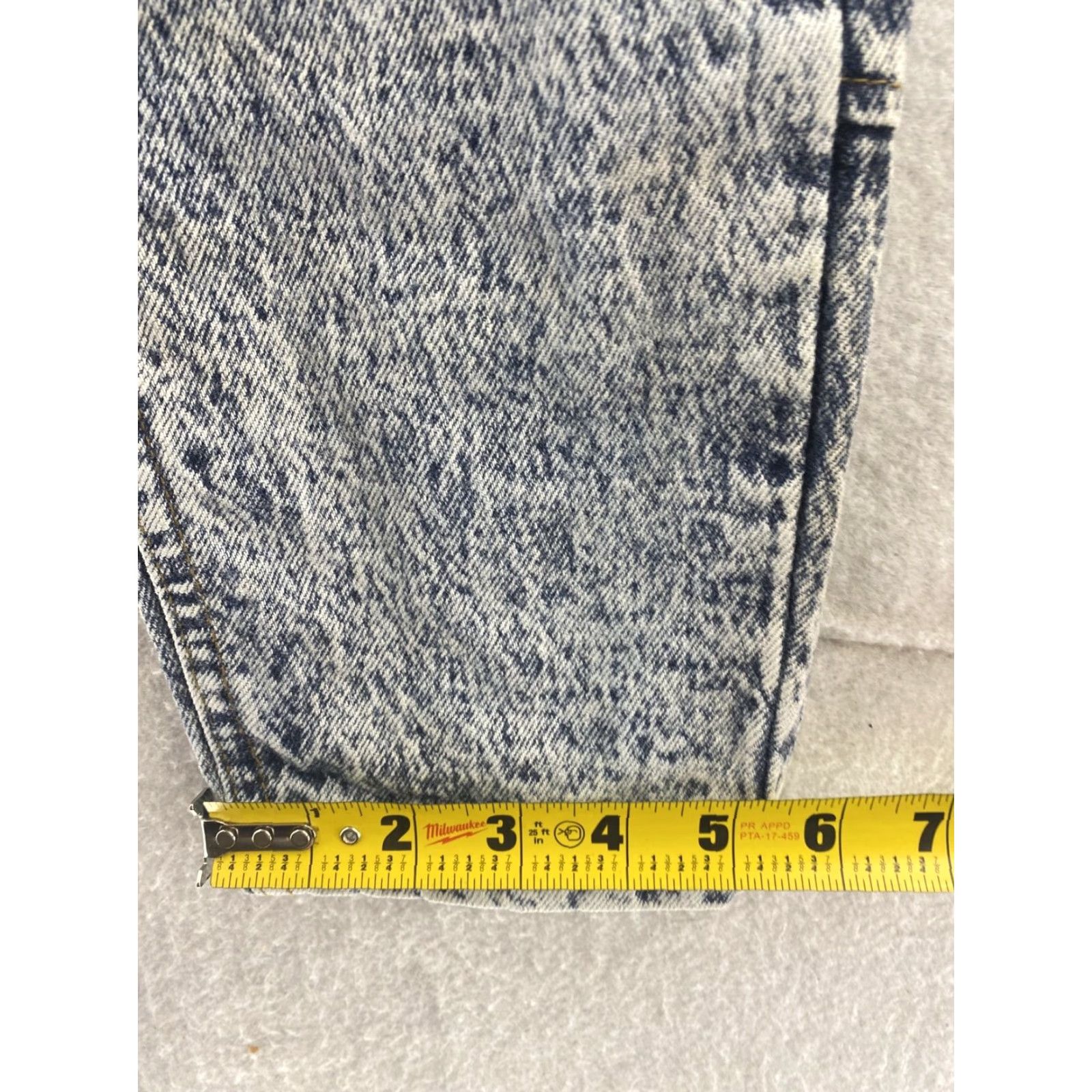 Lee VINTAGE Lee Jeans Womens 13 M High Rise Acid Wash Mom Jeans 80s Blue Size 28" / US 6 / IT 42 - 7 Thumbnail