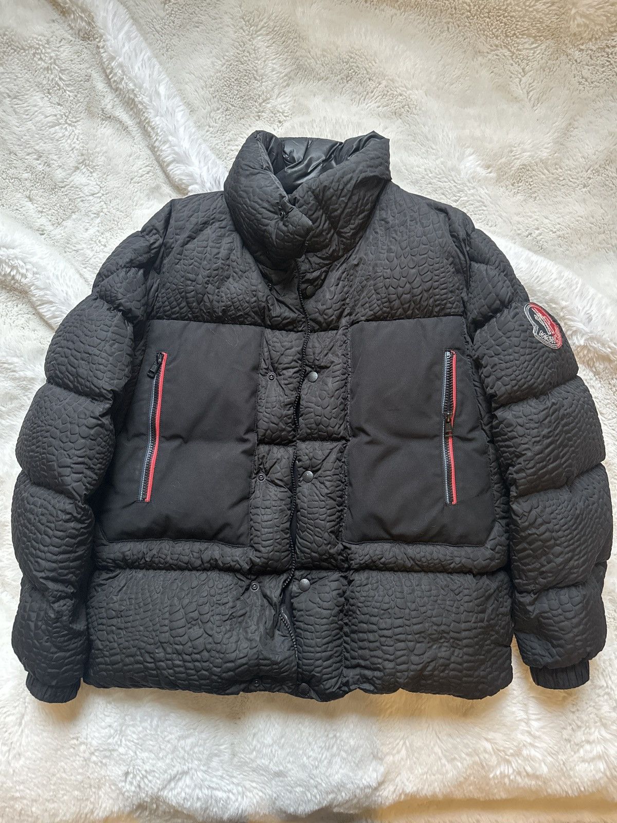 Moncler Moncler Gorumna Giubbotto Croc Print Size US S / EU 44-46 / 1 - 1 Thumbnail