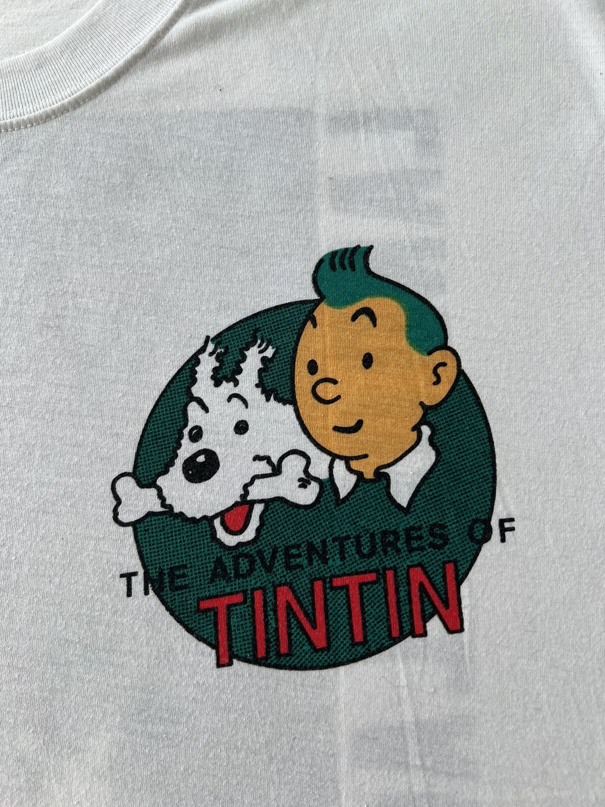Cartoon Network Vintage 90s TinTin Land of Black Gold Comics Cartoon Tshirt Size US XL / EU 56 / 4 - 4 Thumbnail