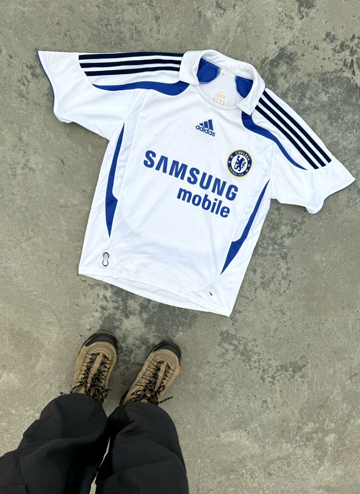 Adidas Chelsea 2007 Third Soccer Jersey Football Y2k Blokecore Size US S / EU 44-46 / 1 - 1 Thumbnail