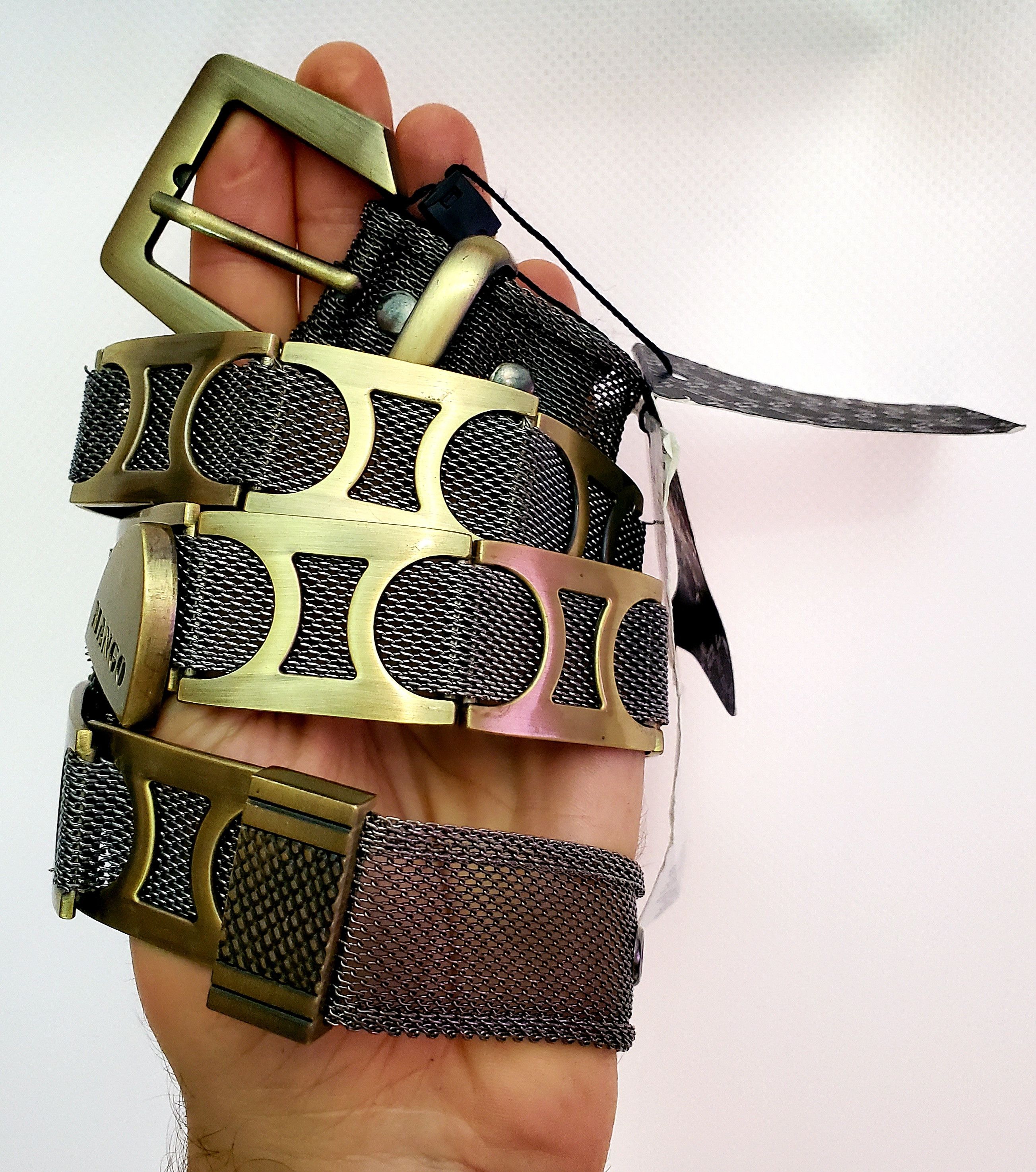 Japanese Brand × Vintage Vintage V2k Metal Belt size L length 108 cm Size 34 - 1 Thumbnail