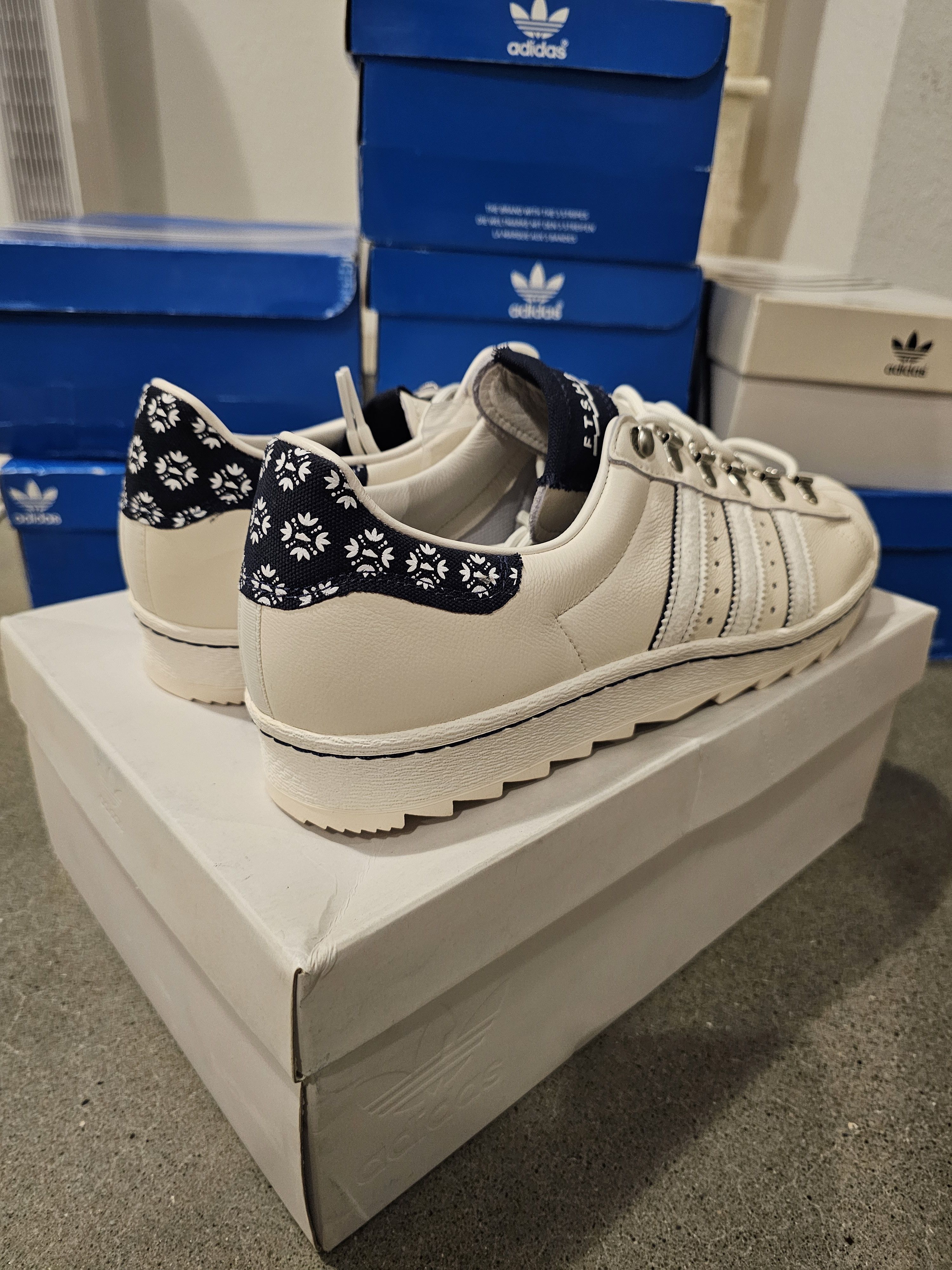 Adidas Adidas x Footshop Blueprinting Sneakers Size US 11.5 / EU 44-45 - 2 Thumbnail
