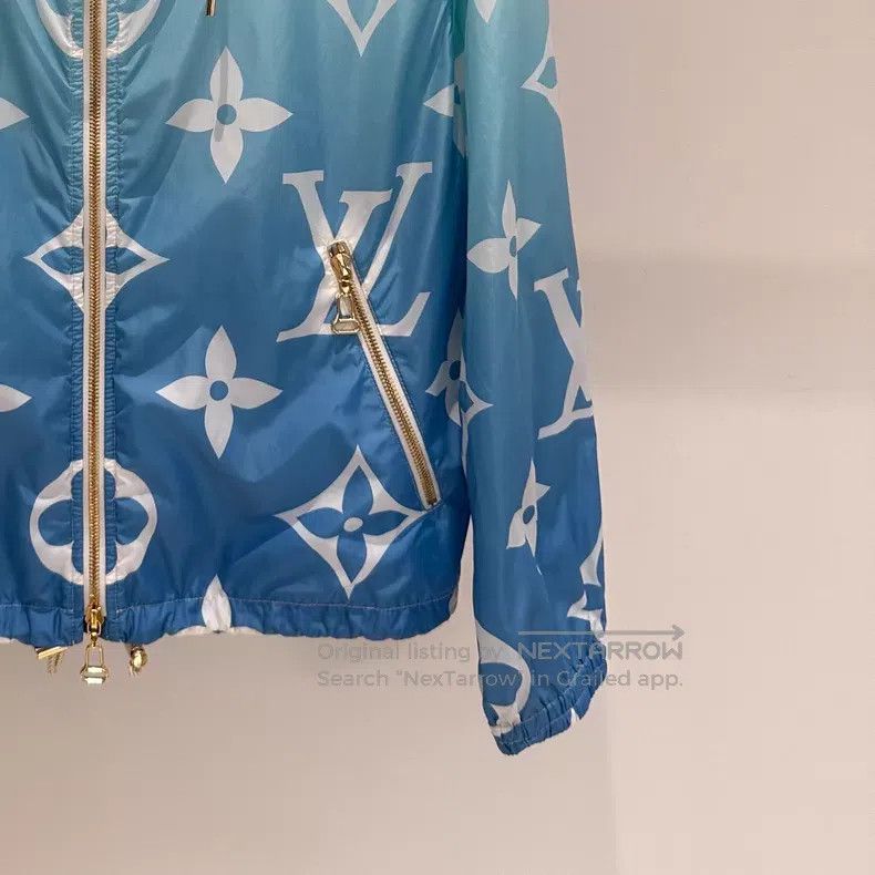 Louis Vuitton Louis Vuitton Blue logo presbyopic full print hooded draws Size XS / US 0-2 / IT 36-38 - 2 Thumbnail