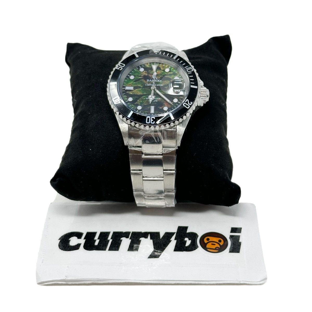 Bape BAPE Type 1 Tiger Camo Bapex Watch Tiger Camo/Silver Size ONE SIZE - 3 Thumbnail