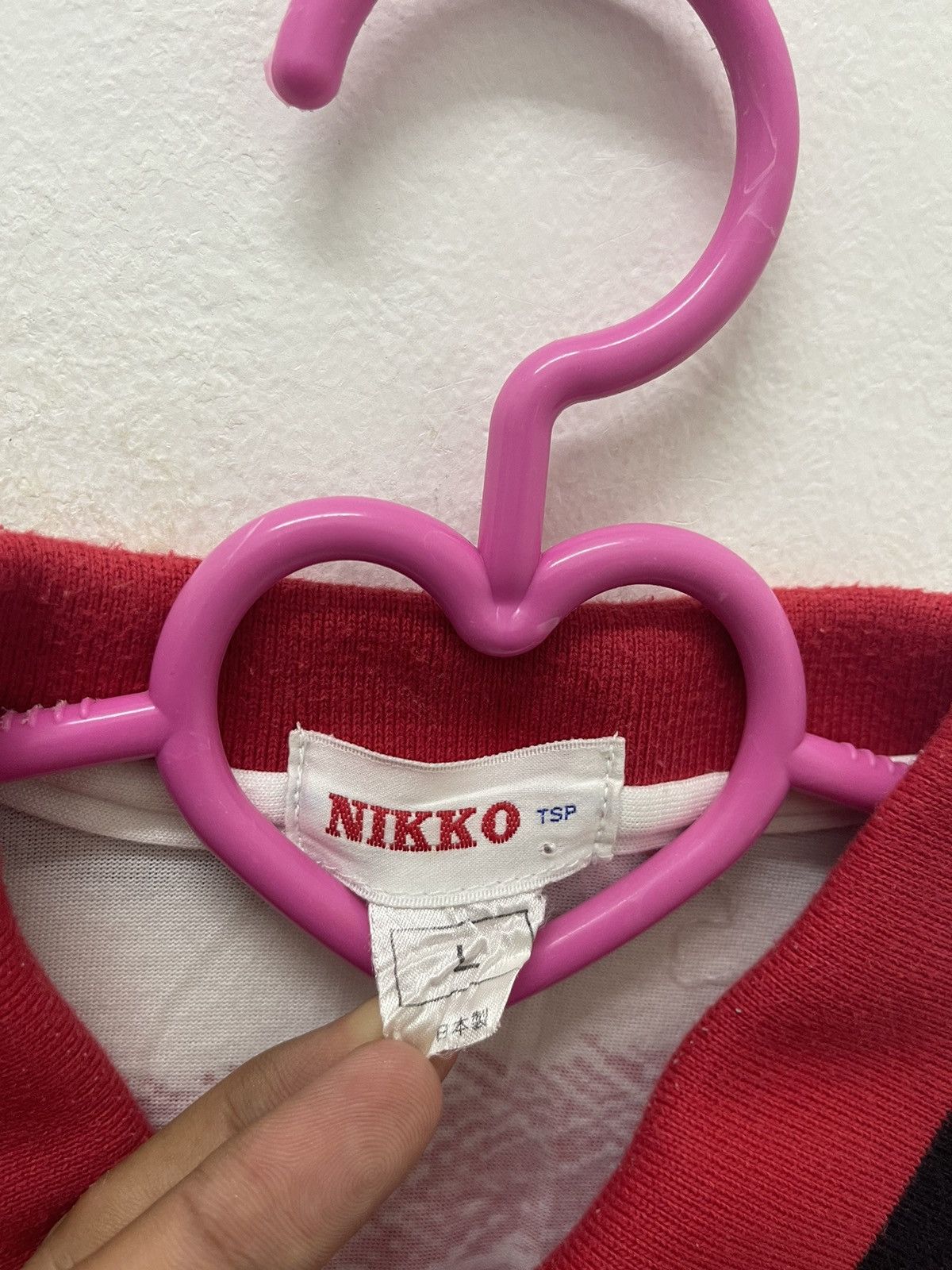 Japanese Brand Rare Vintage TSP Nikko JTTA A Slight Difference Polo Size US L / EU 52-54 / 3 - 5 Thumbnail