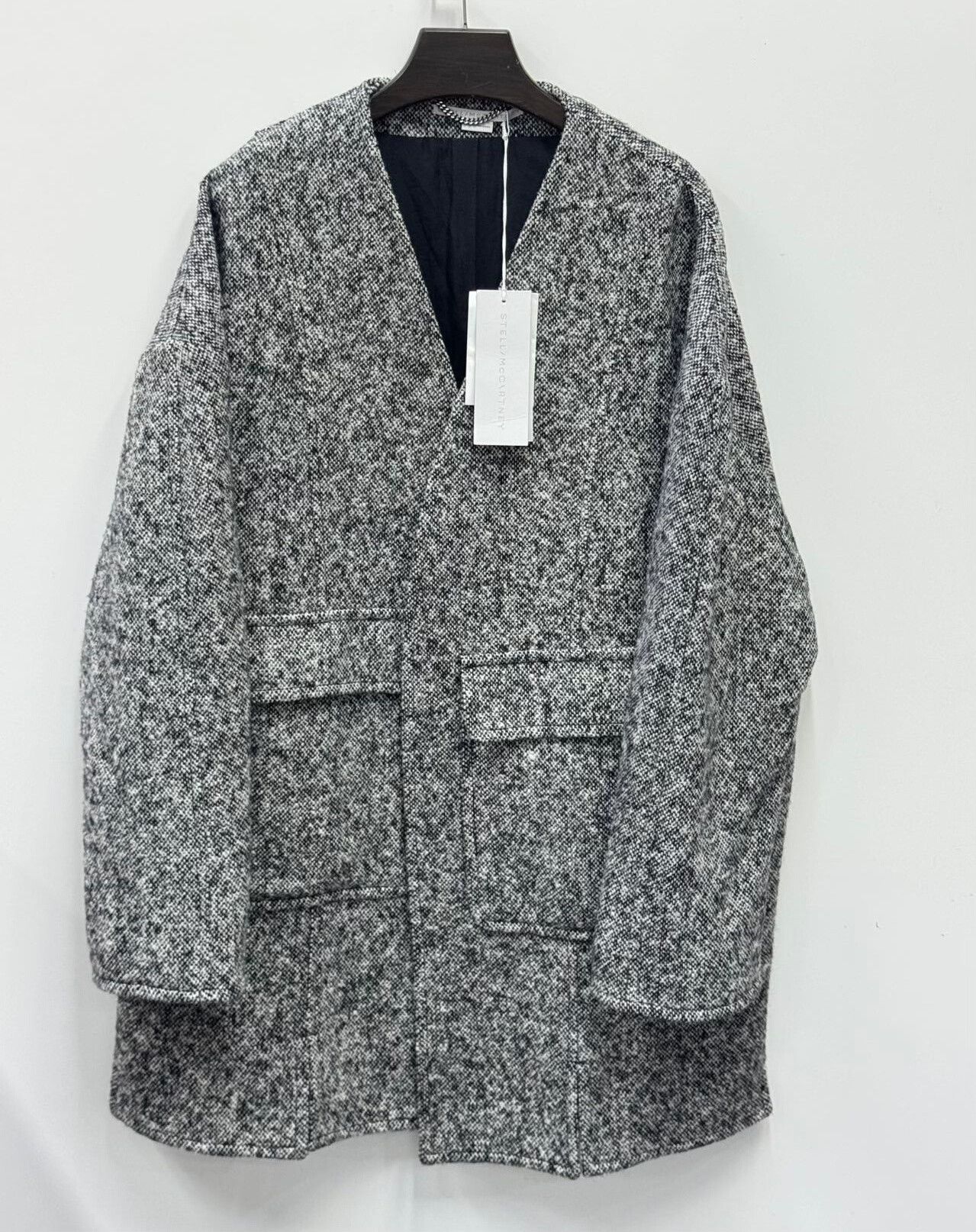 Stella McCartney Stella McCartney Women's Gray Coat Size S / US 4 / IT 40 - 1 Thumbnail