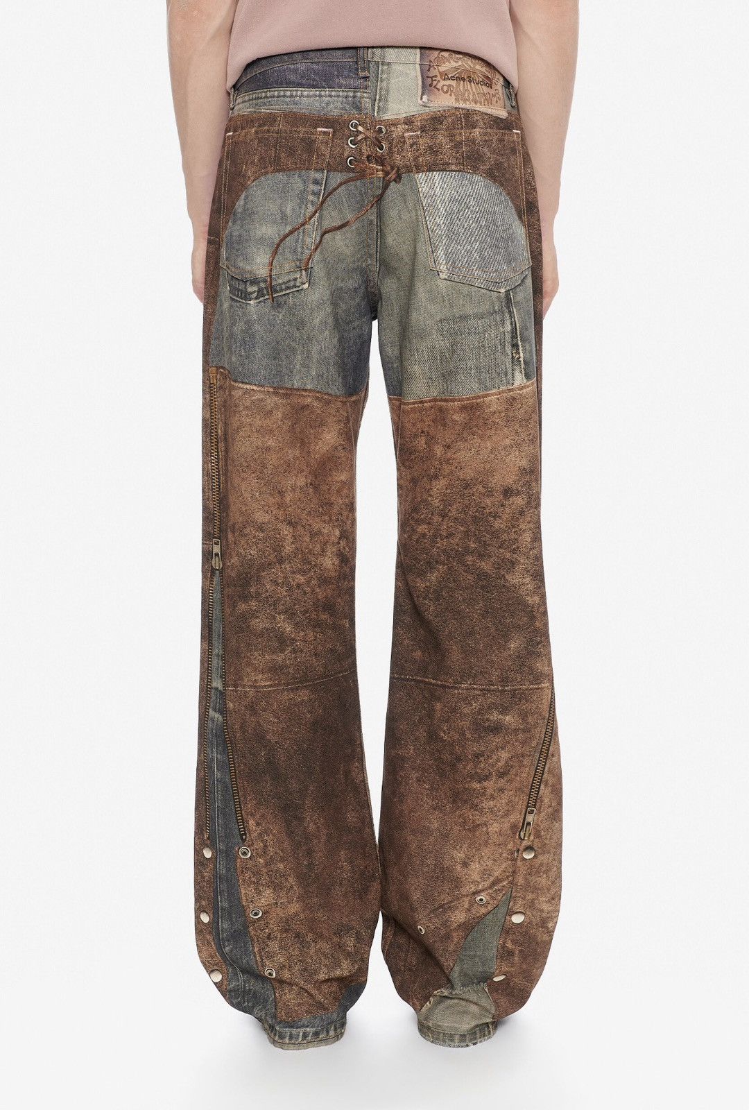 Acne Studios Acne Studios Trompe L’Oeil Pentyone Western Printed Jeans Size US 36 / EU 52 - 2 Thumbnail