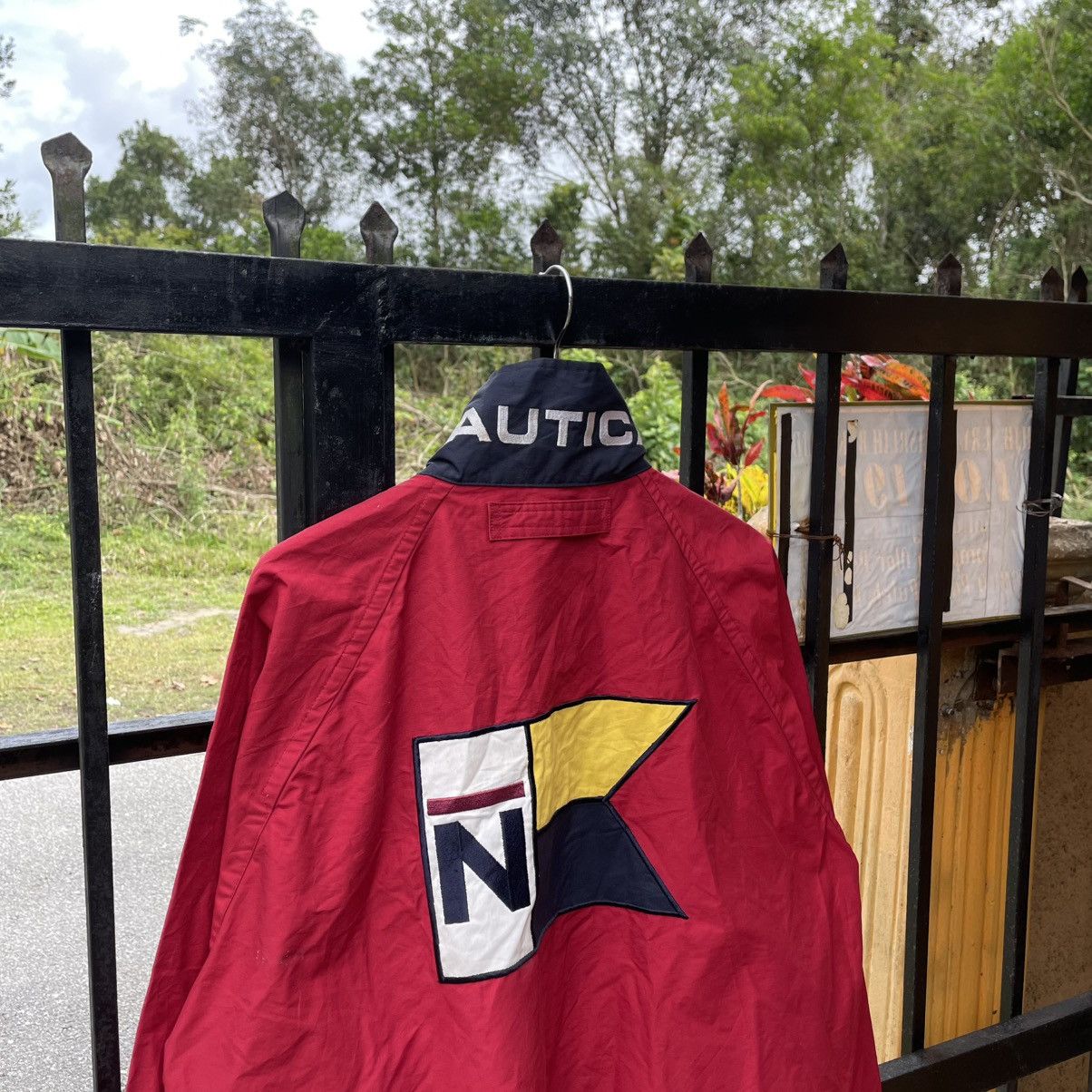 Nautica 🔥Vintage Nautica Full Zipper Windbreaker Light Jacket Size US L / EU 52-54 / 3 - 2 Thumbnail