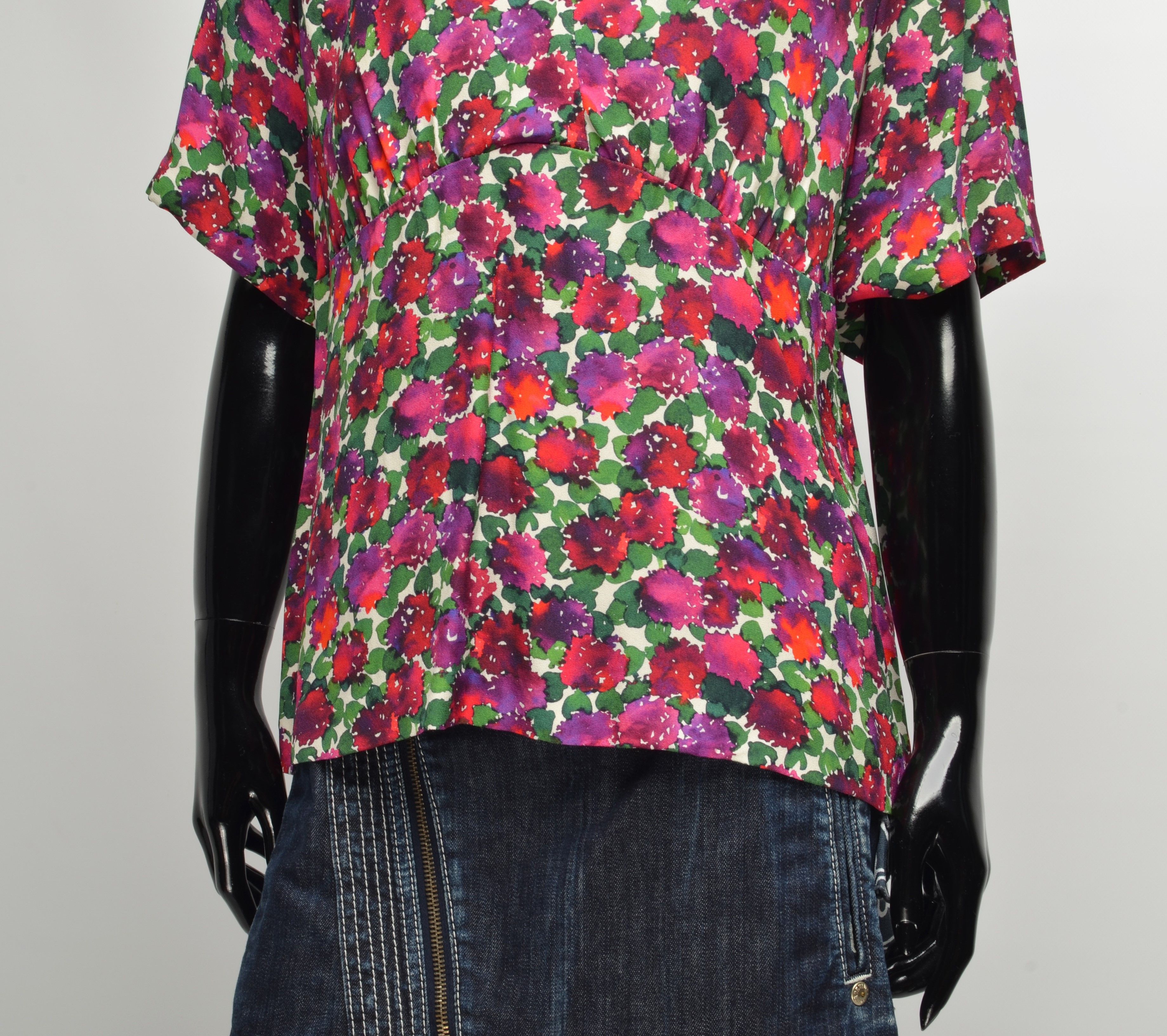 A.P.C. A.P.C. Flora Print Blouse Top Size M / US 6-8 / IT 42-44 - 3 Thumbnail