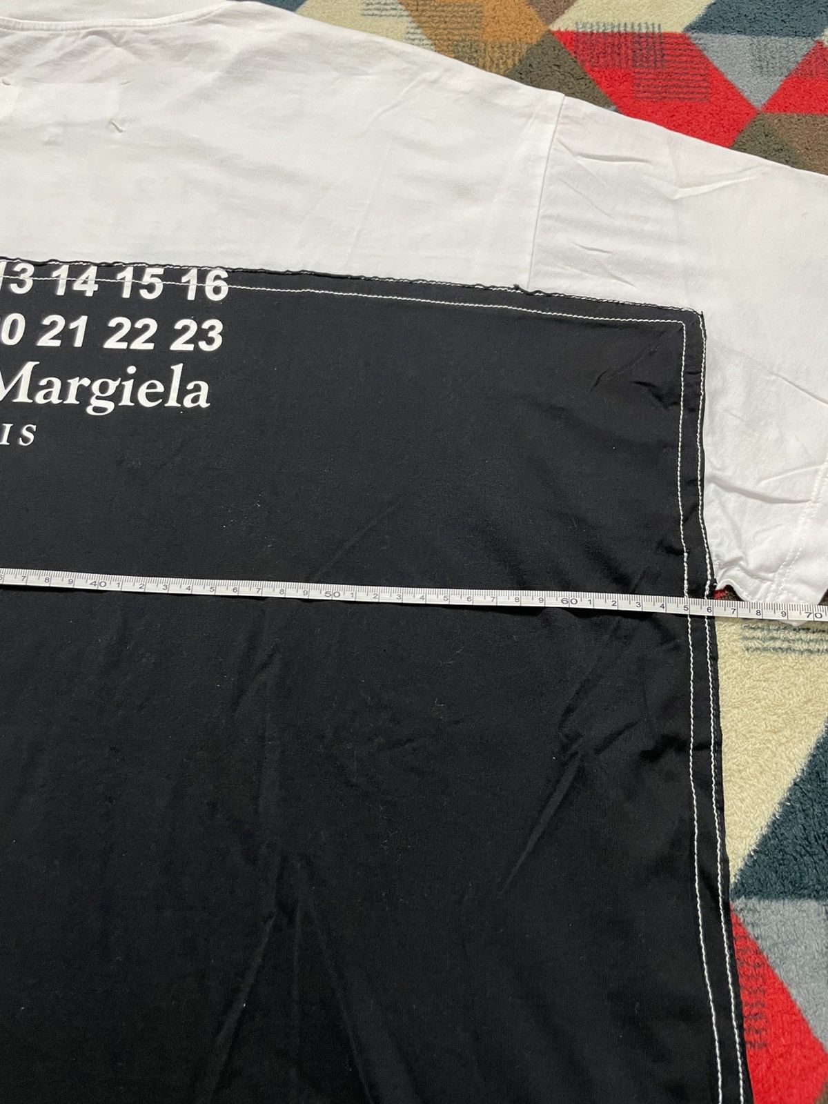 Maison Margiela Maison Margiela Cut And Sew Oversized Tee Size US L / EU 52-54 / 3 - 12 Thumbnail