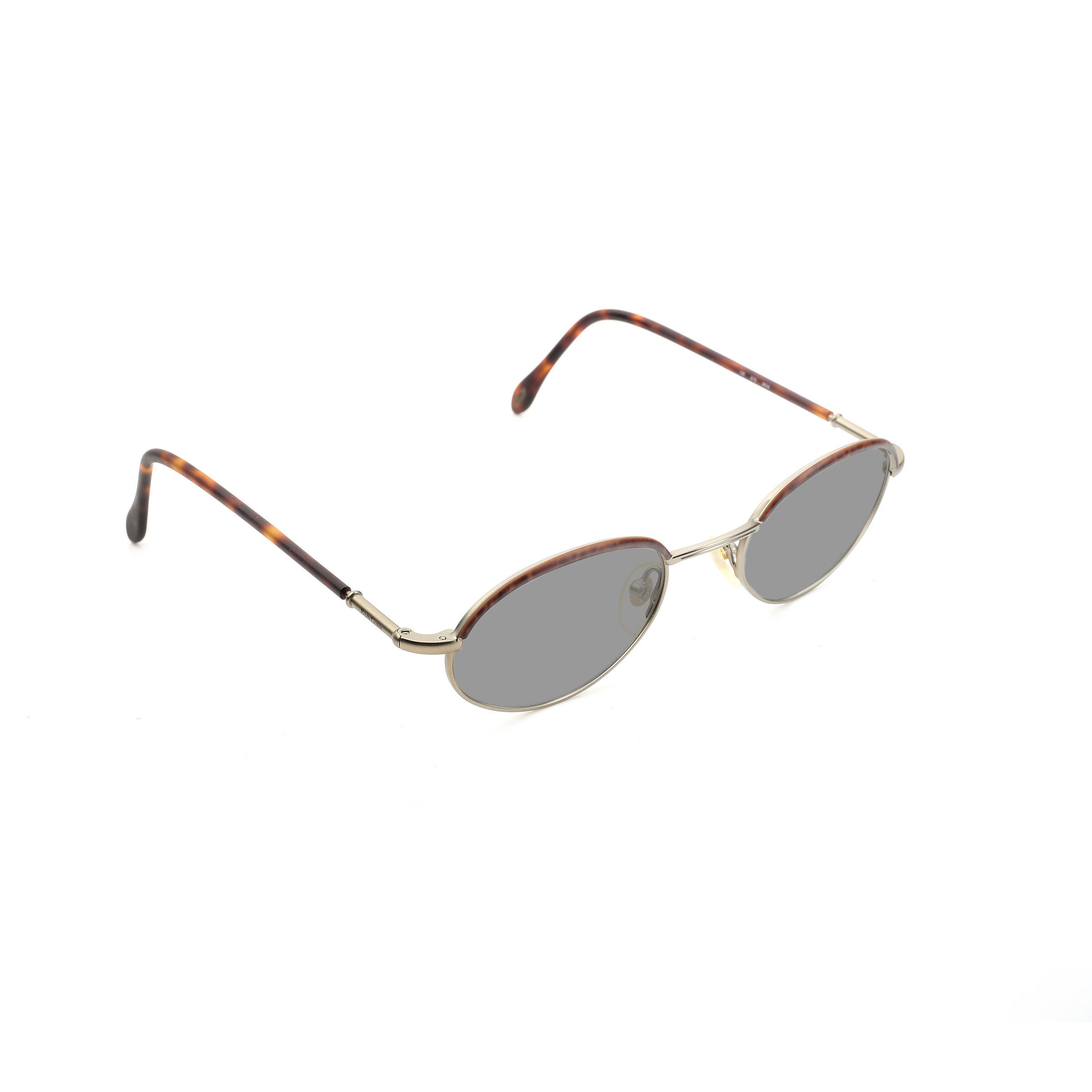 Ralph Lauren Ralph Lauren '90s Silver Dark Havana Oval Sunglasses Size ONE SIZE - 2 Thumbnail