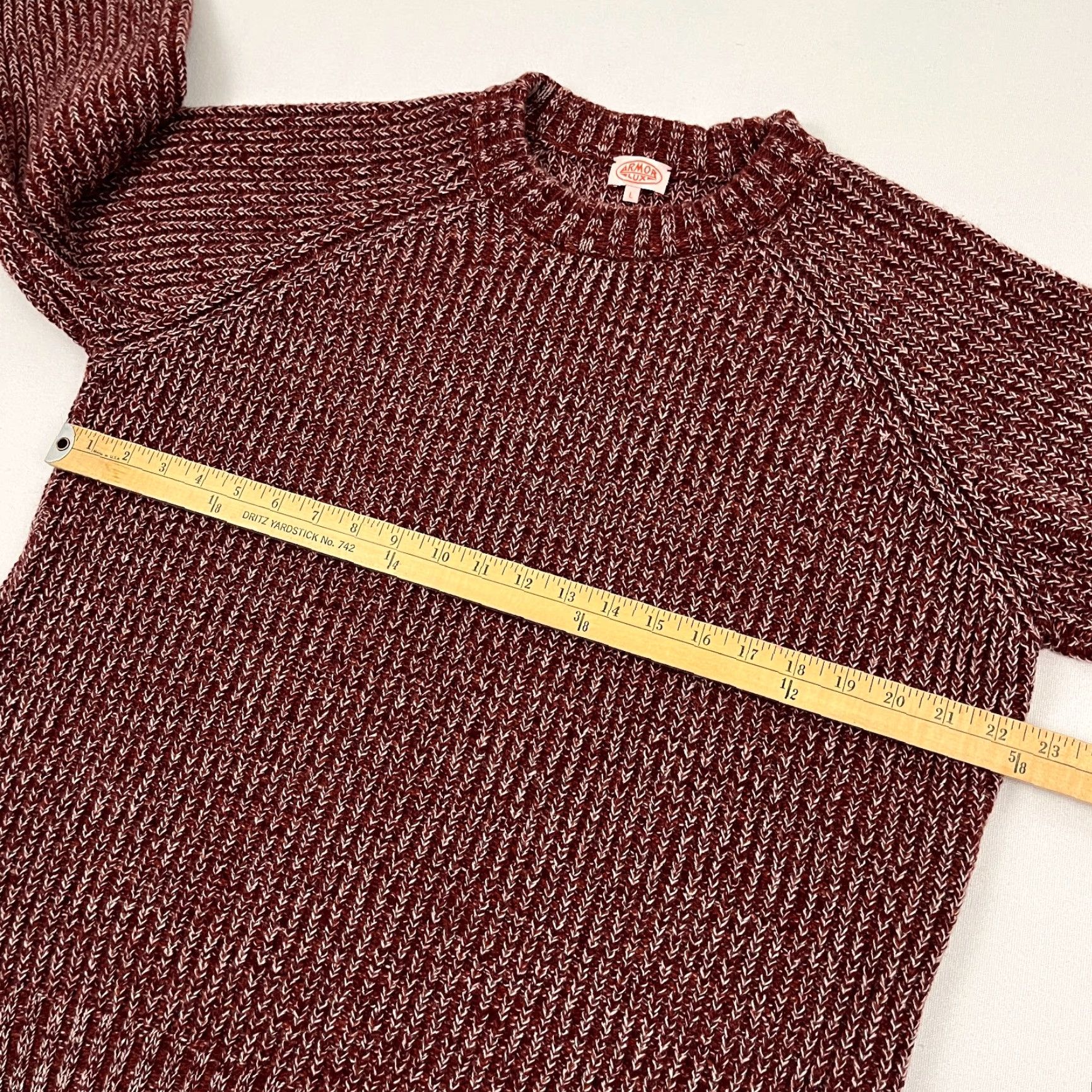 Vintage Armor Lux Sweater Mens L Red White Wool Blend Fisherman Knit Pullover Crewneck Size US L / EU 52-54 / 3 - 6 Thumbnail