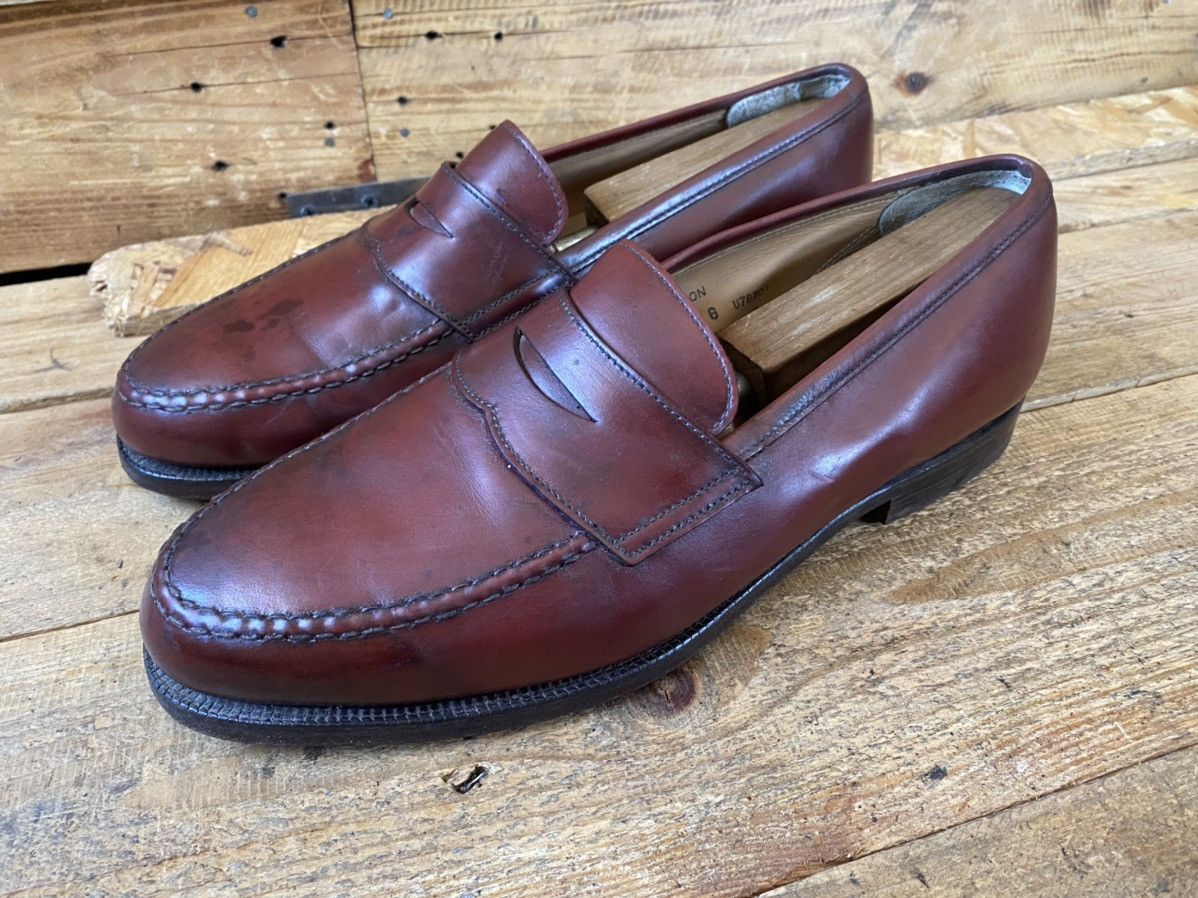 Crockett & Jones Crockett and jones Boston penny leather loafers sz Uk8G Size US 9 / EU 42 - 6 Thumbnail