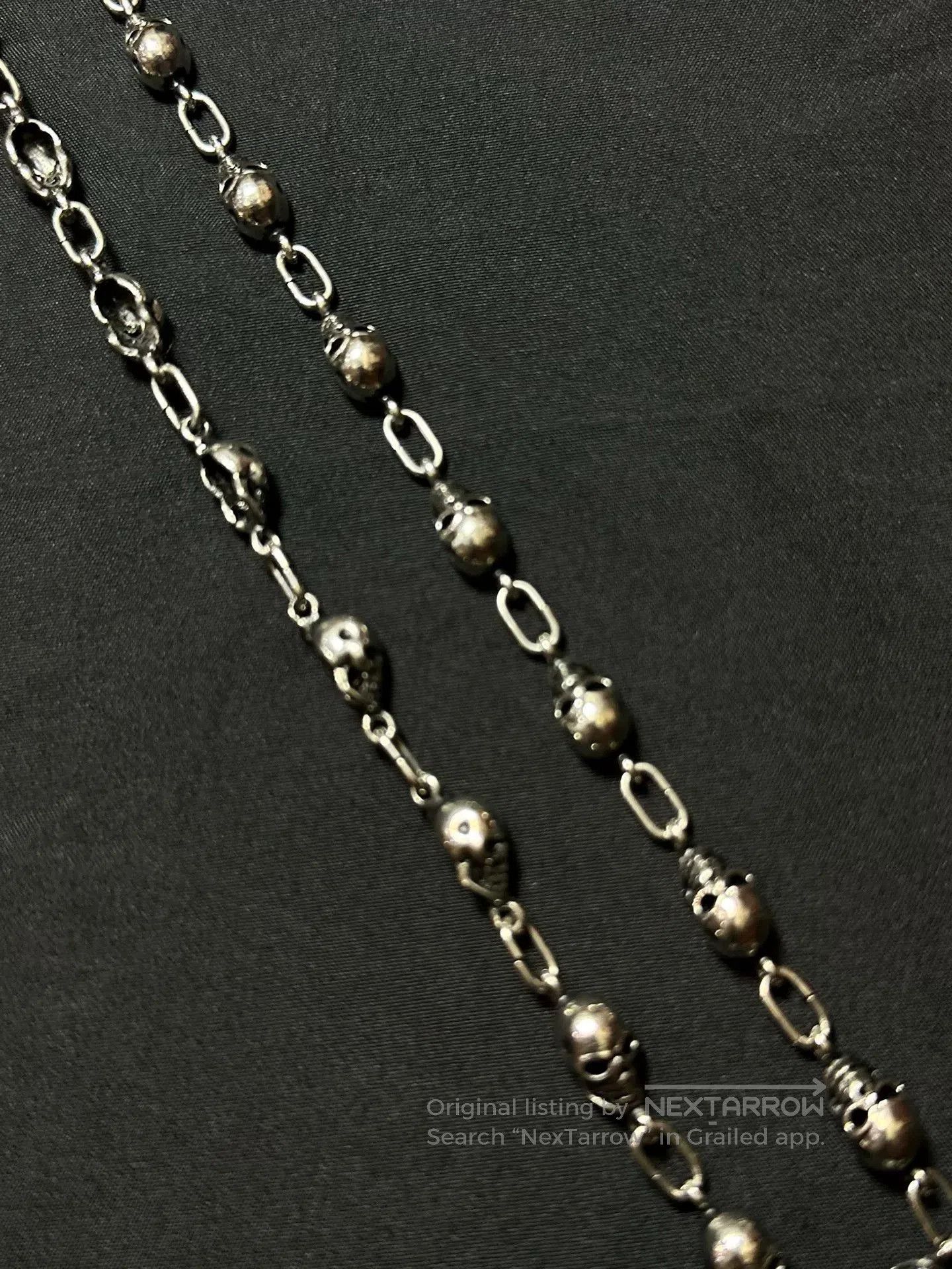 Vintage vintage skull chain from japan 00s. Size ONE SIZE - 8 Thumbnail