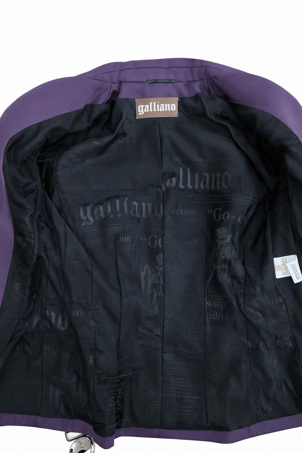 John Galliano John Galliano Fall/Winter 2015 Blazer Gazette XS Jacket Size XS / US 0-2 / IT 36-38 - 10 Thumbnail